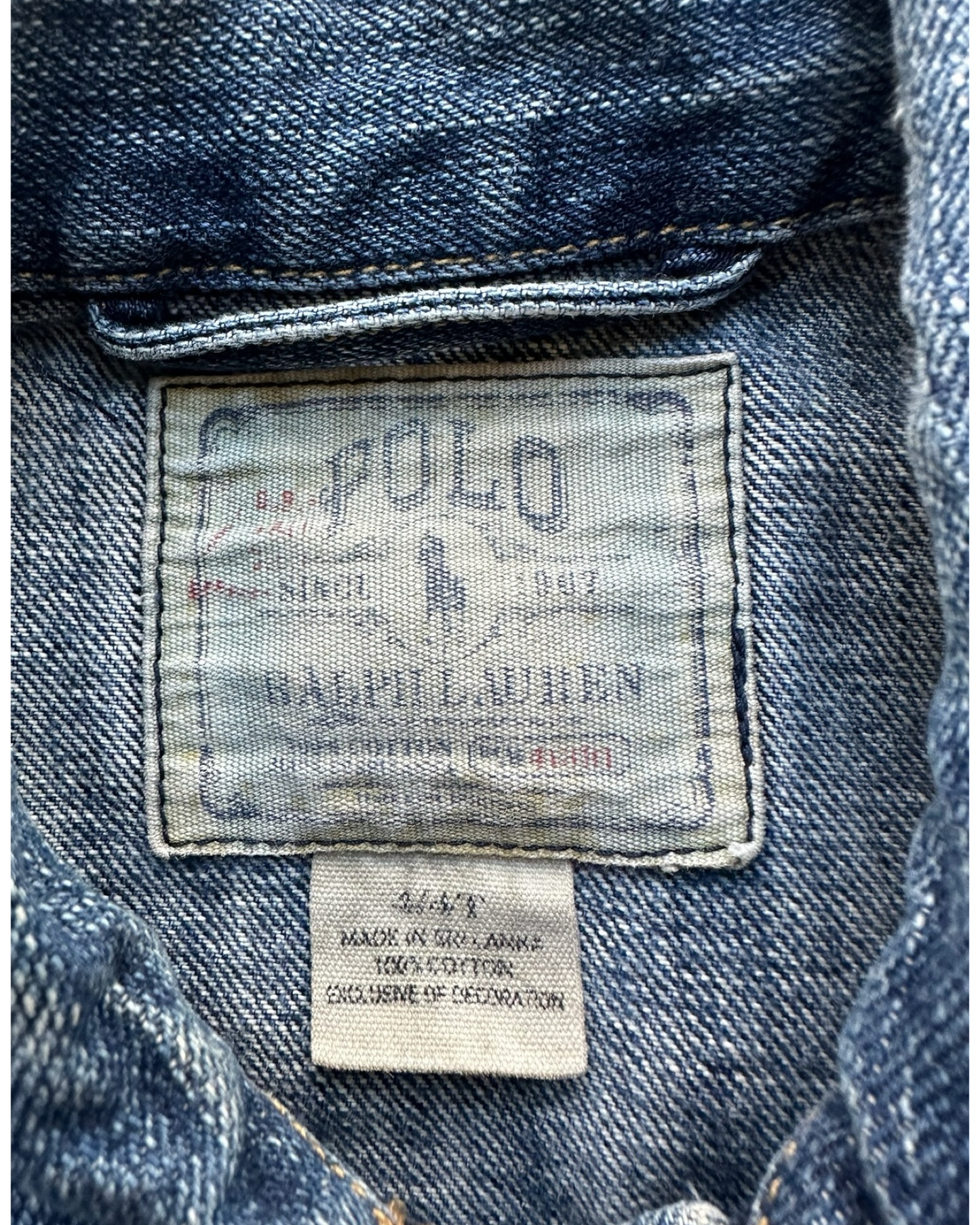 4T Toddler Girl Ralph Lauren Kids Denim Jacket