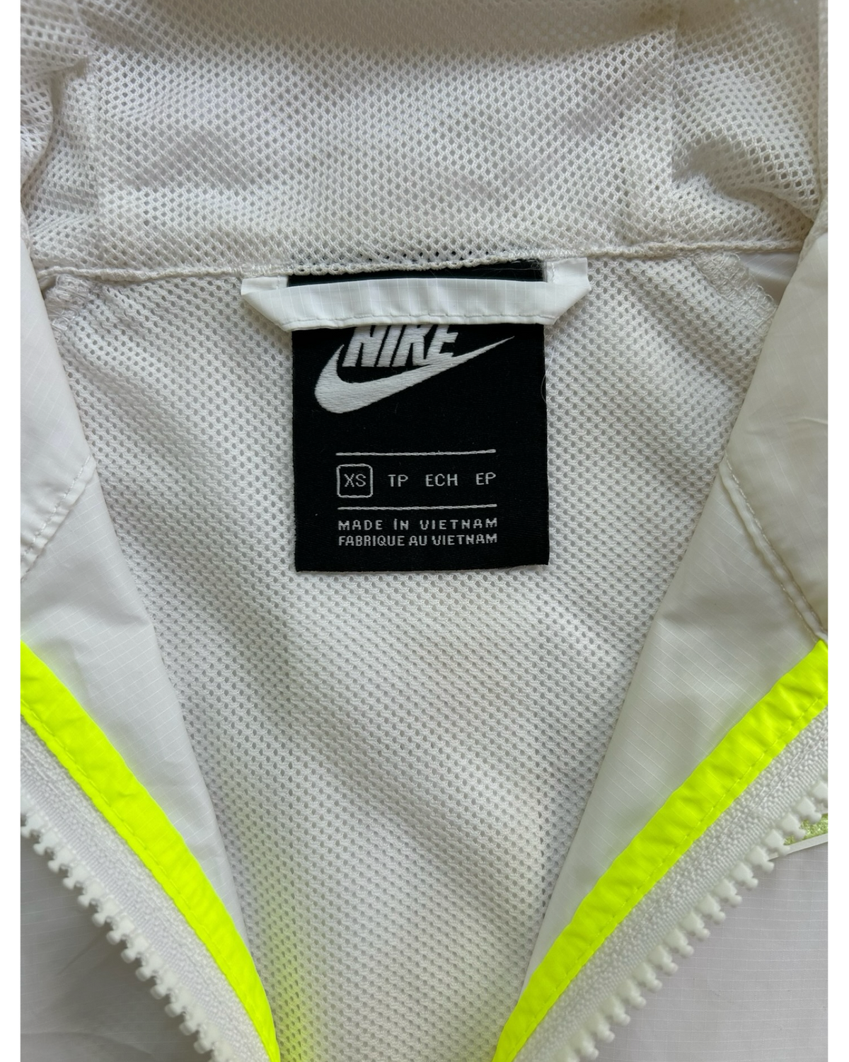 XS 4 Toddlers Girls Nike Windrunner Wind Rain Hooded Jacket White.