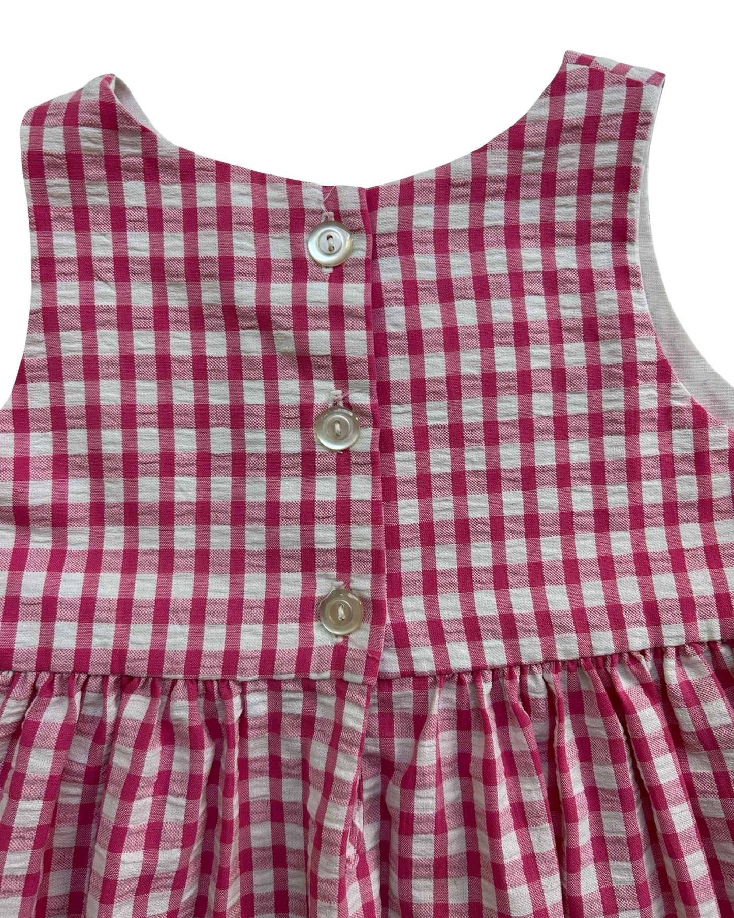 4T Toddlers Girls Kellys Kids Gingham Watermelon Themed Dress