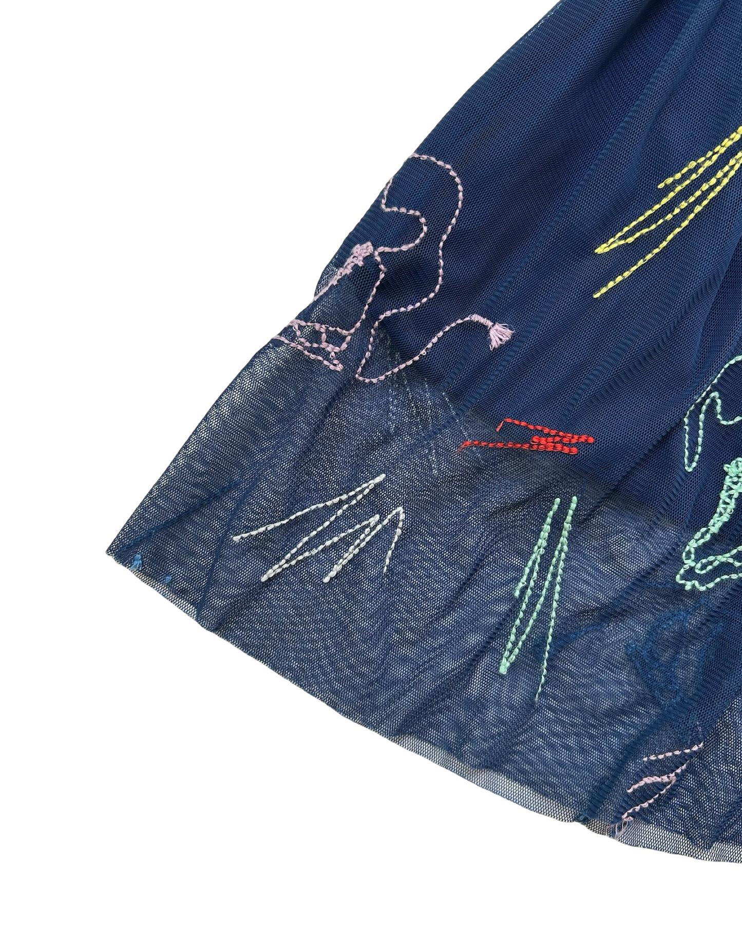 4Y Toddlers Girls Stella McCartney Mesh With Figure Skates Theme Tulle Skirt.