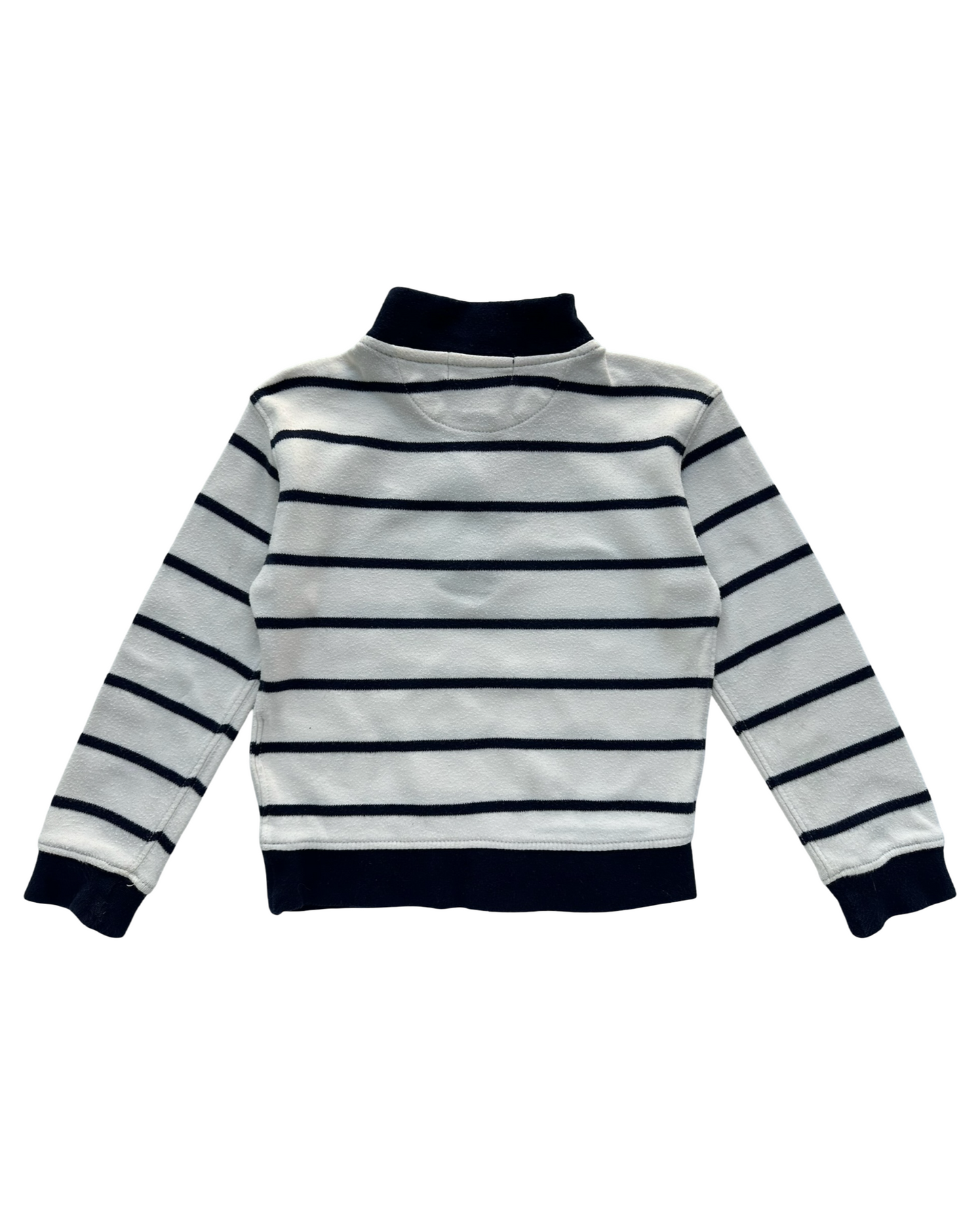 3T Toddler Boys Polo Ralph Lauren Striped 1/4 Zip, Long Sleeve Sweatshirt.