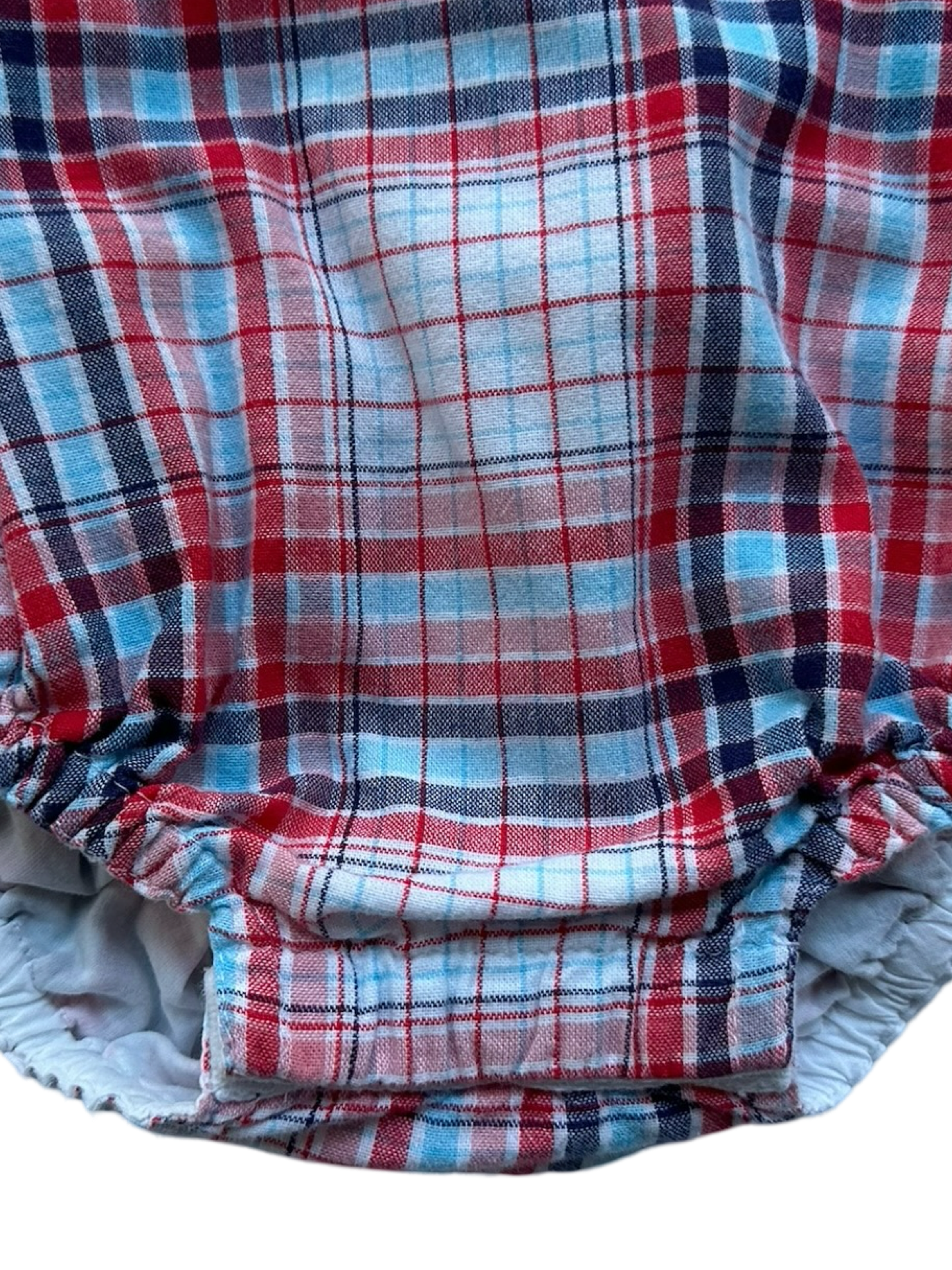 9M Baby Boy’s Kayce Hughes Checkered Bubble Romper