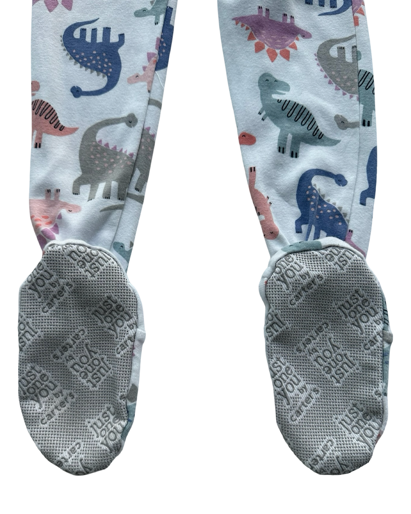 3T Toddler Girls Just One You By Carter’s Dinosaurs 🦕 🦖 Zippered Sleeper PJs