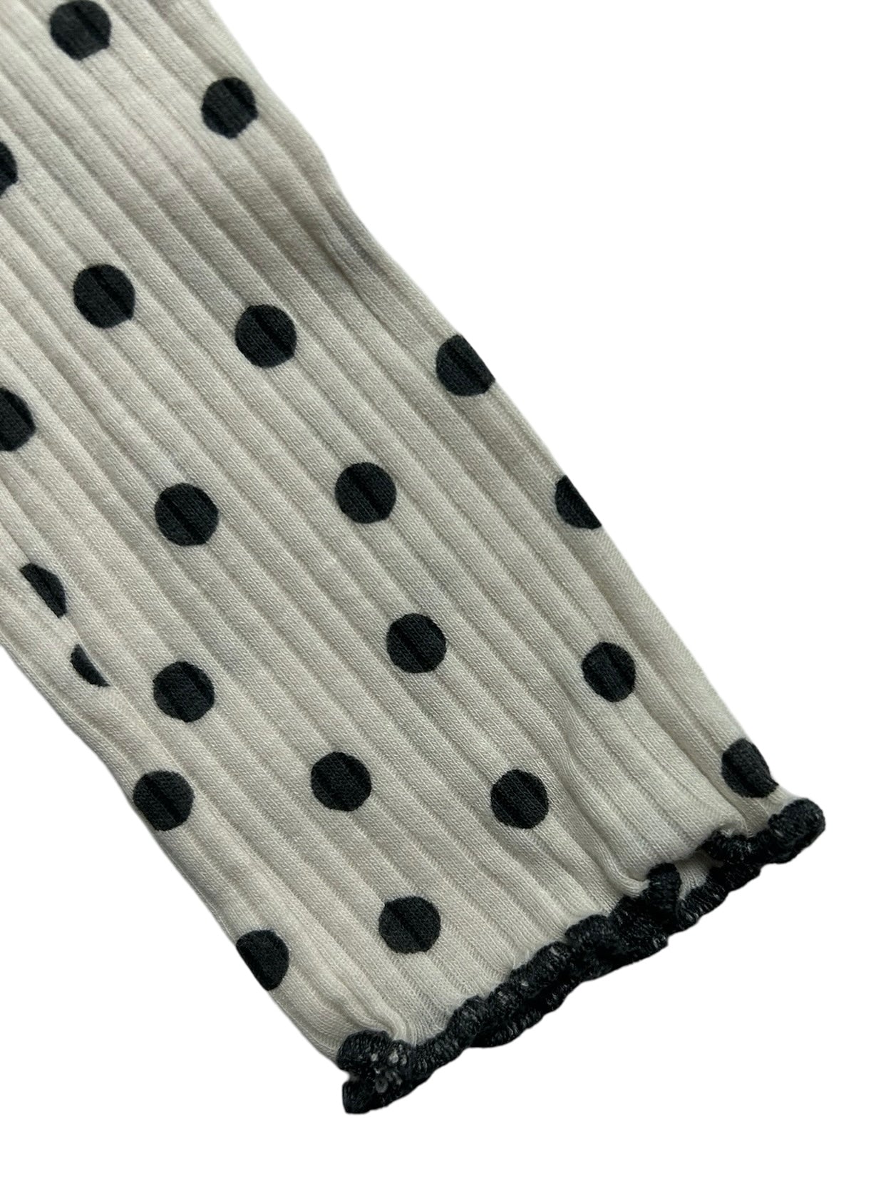 0-3M Baby Girl Cat & Jack Ribbed Polka Dot Outfit