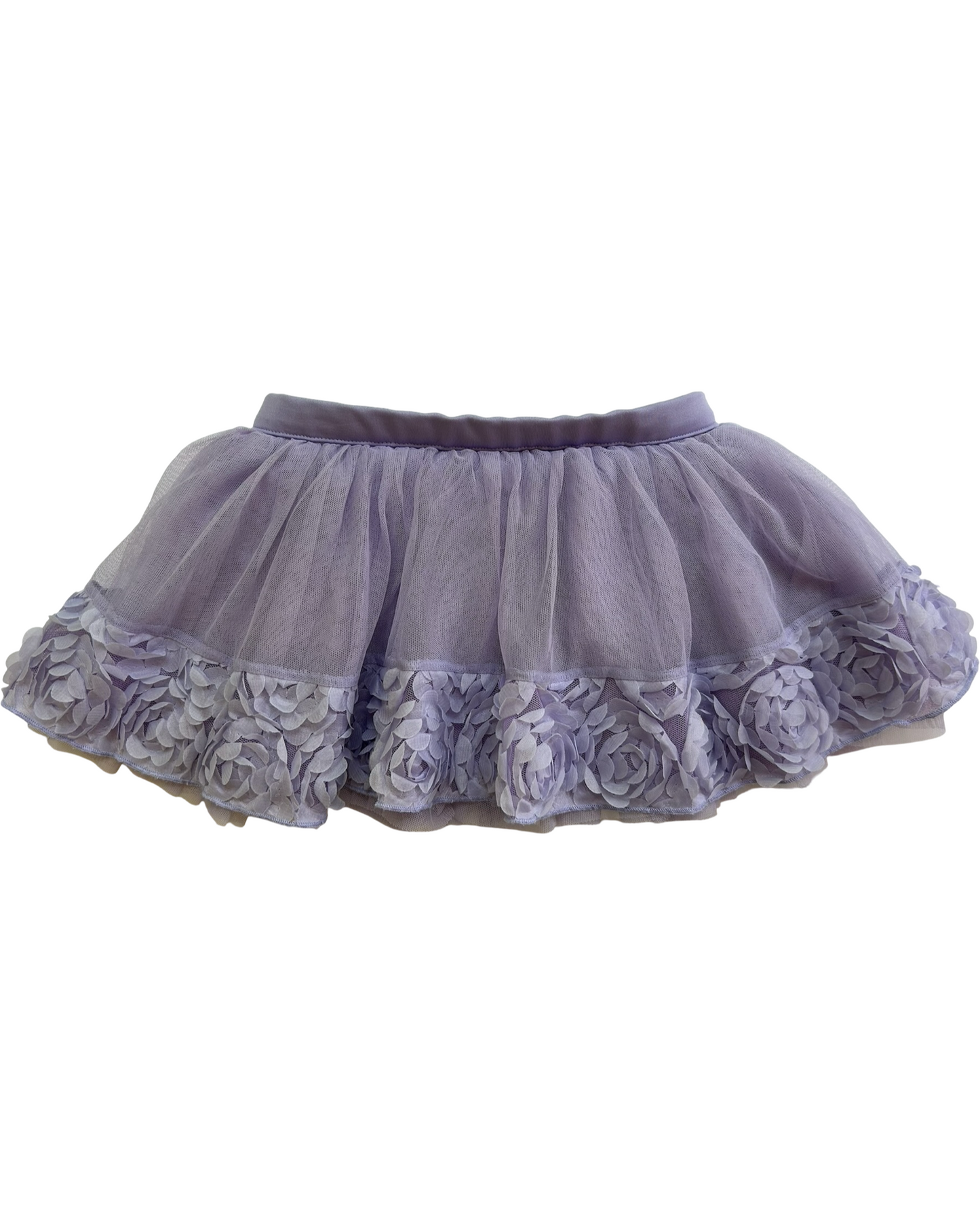 4-6 Toddlers Girls Bloch Ballet Dance Lilac Scallop Edge Tutu Skirt.