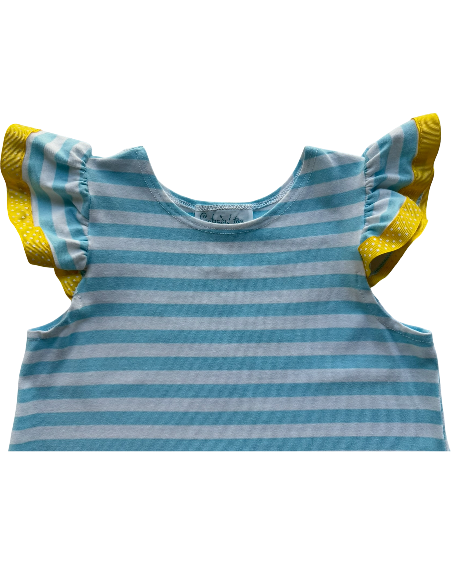 4T Toddler Girls Funtasia Too Chiks Striped Knit Dress.