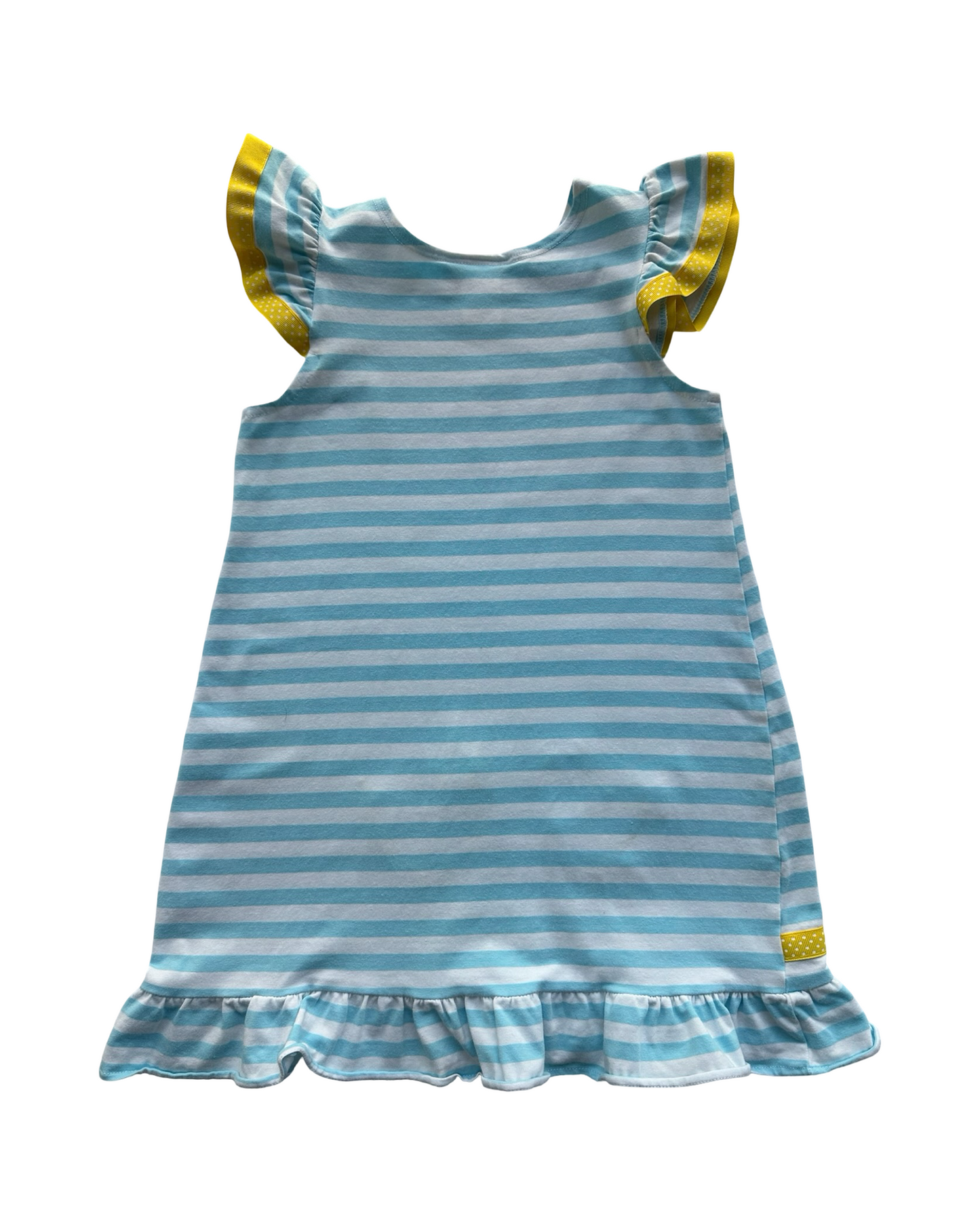 4T Toddler Girls Funtasia Too Chiks Striped Knit Dress.