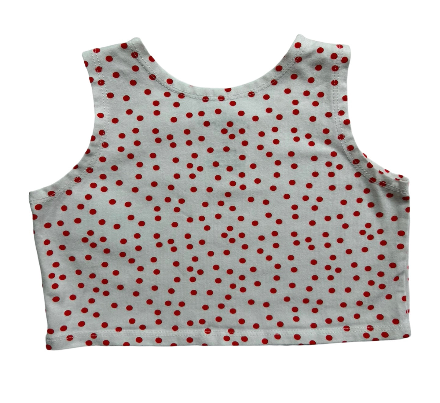 4T Toddler Girl’s June January Red Dots Crop Top.