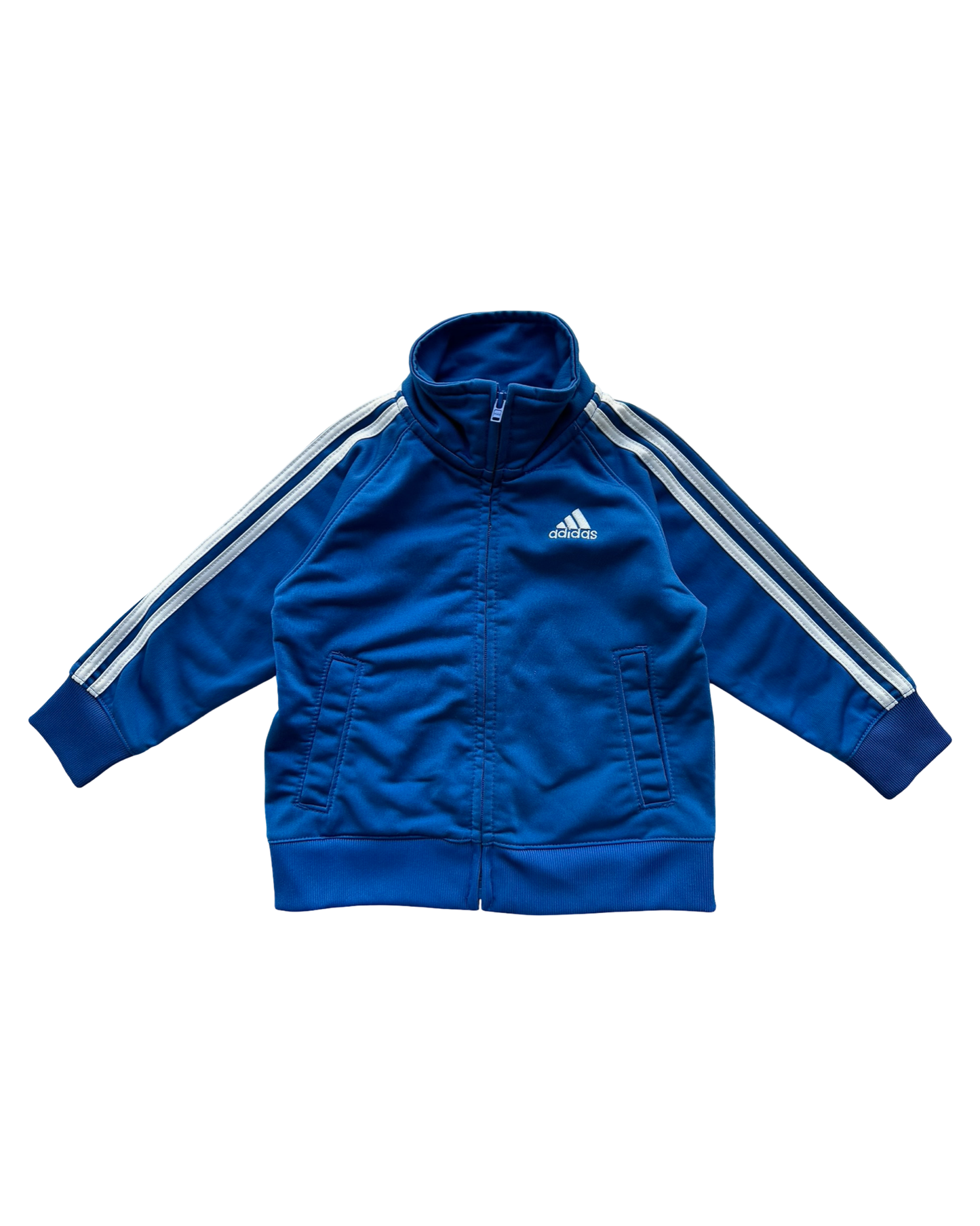 18M Baby Boy Adidas Blue With Striped White 2 Pieces Set