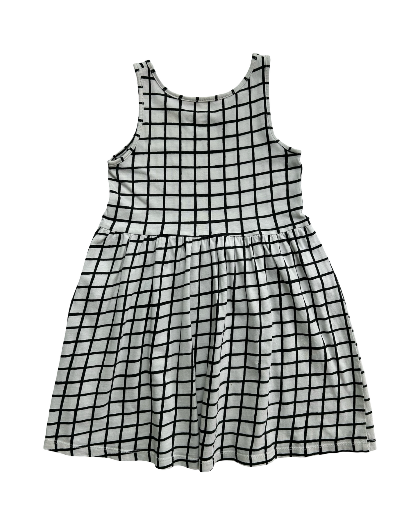 4T -6Y Toddler Girl H&M Black Geometric Play Dress