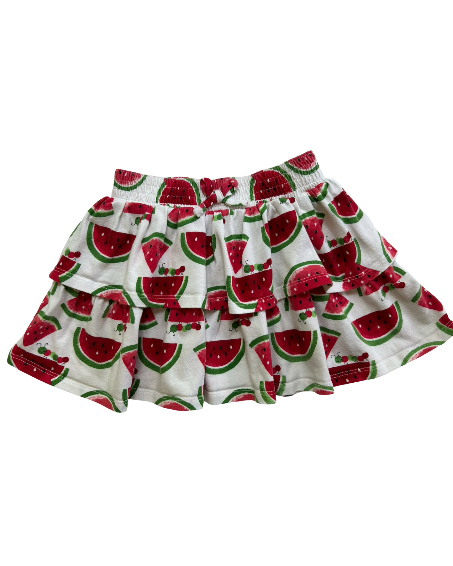 4Y Toddlers Girls Crazy 8 Watermelon 🍉 🍉 Ruffle Skirt