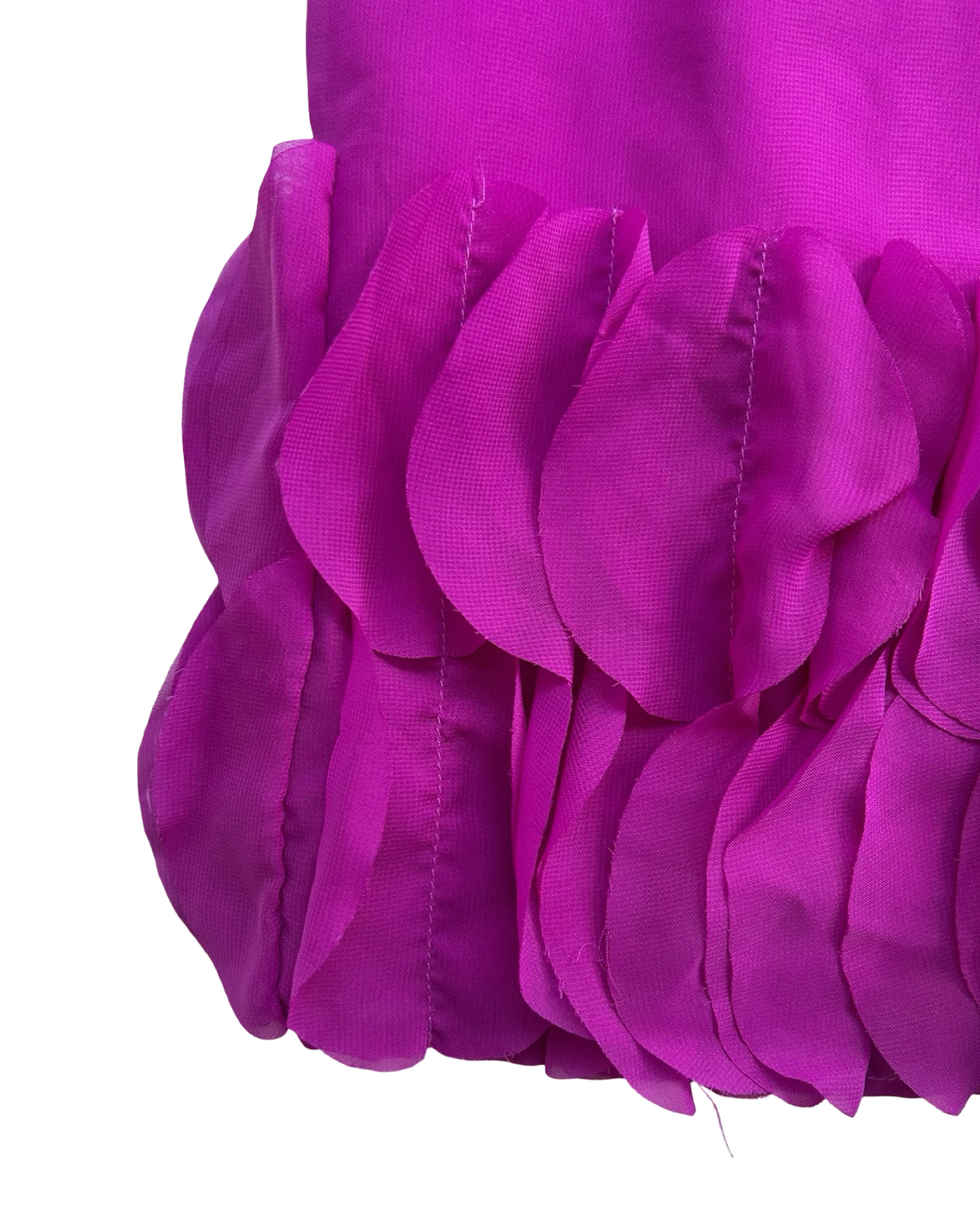 XS 4-5 Toddlers Girls Cat & Jack Fuchsia Ruffle Beaded Up Dress.