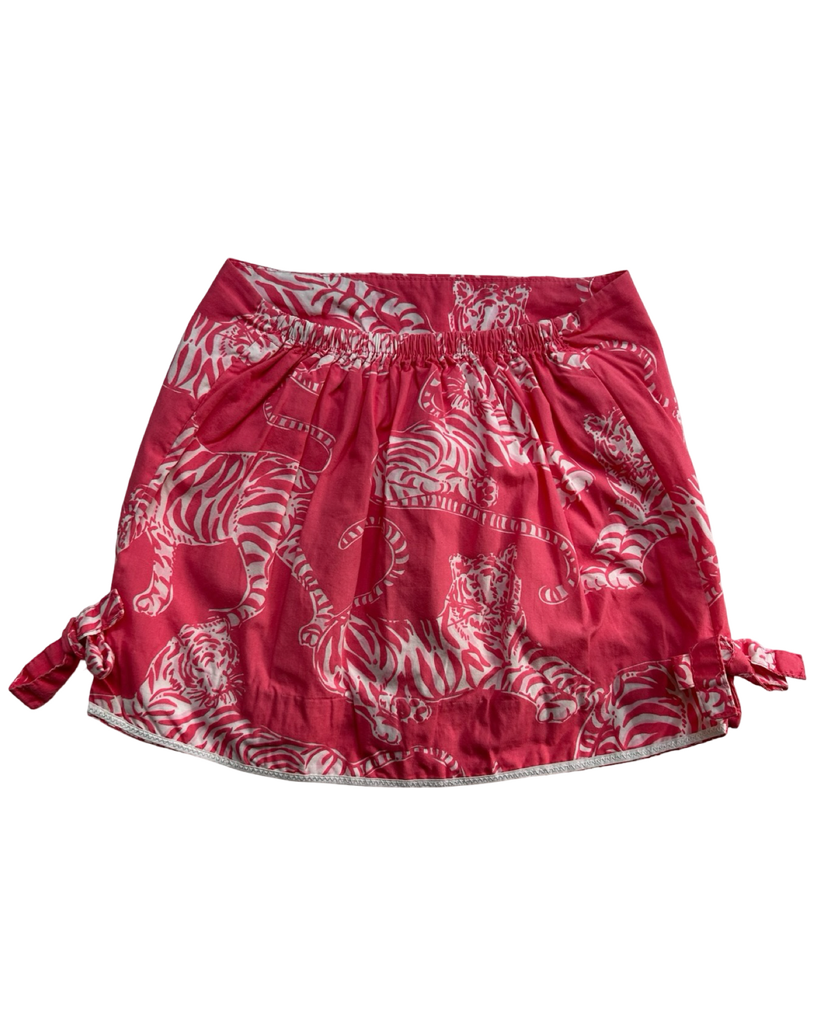 4T  Toddler Girl Lilly Pulitzer Skirt Pink Tiger 🐅 Preppy Lined Skort