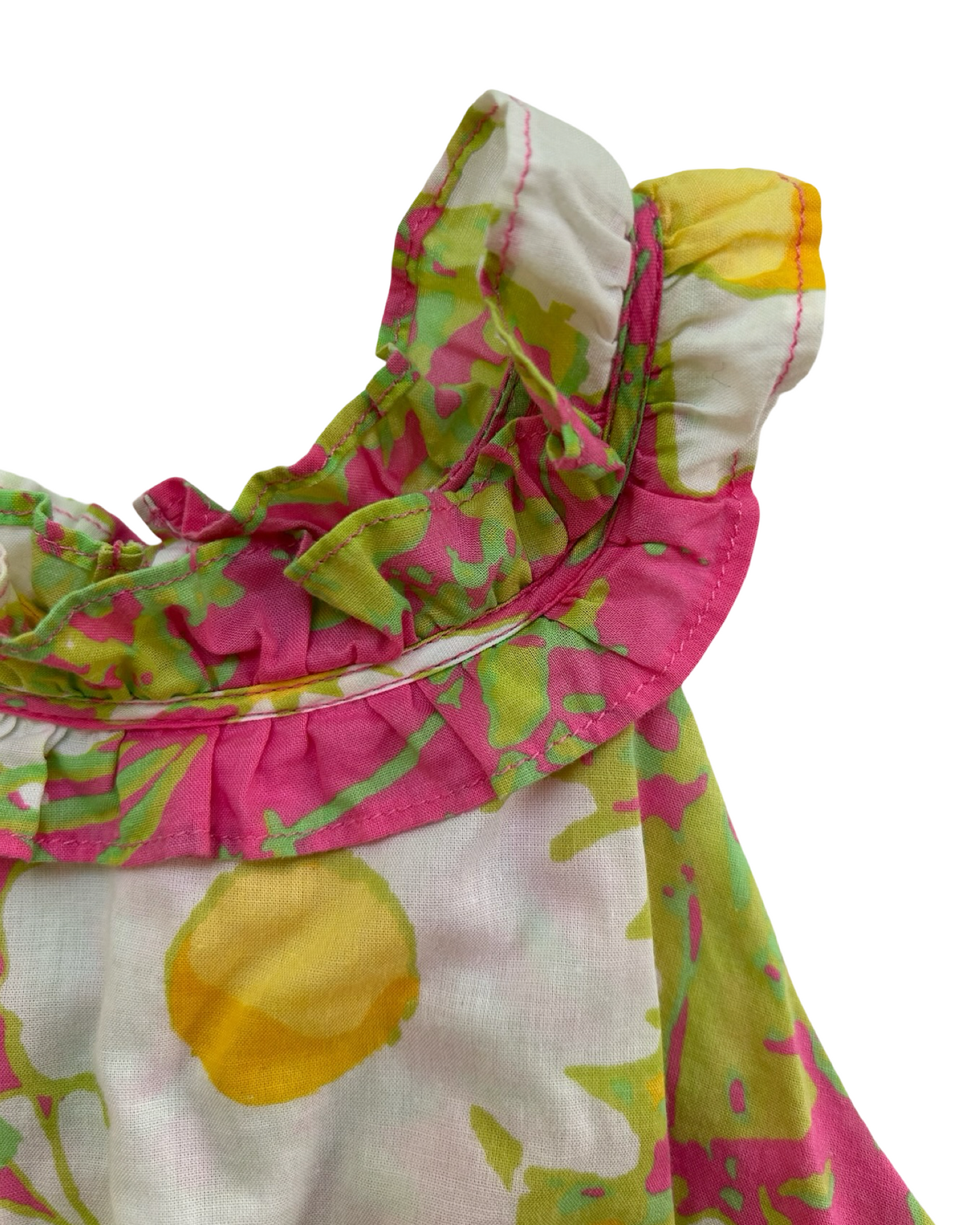 4T Toddler Girls Lilly Pulitzer Halter Pink Floral Daisy Sleeveless Maxi Dress.