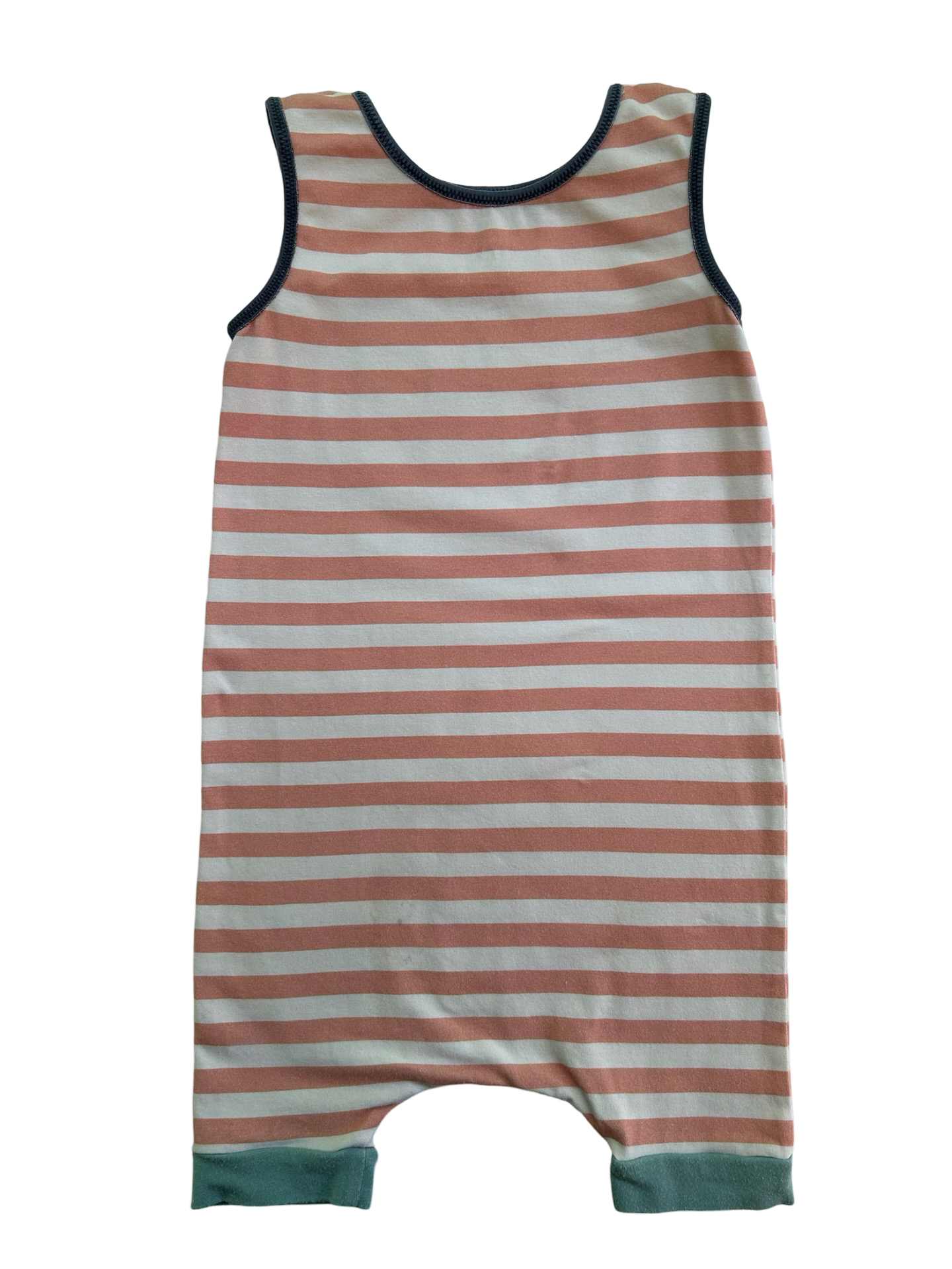 12-18M Baby Boy RAGS Striped Shortie Romper