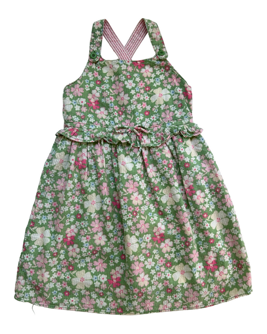 3T Toddler Baby Girl’s OshKosh Genuine Kids Green / Floral Dress.