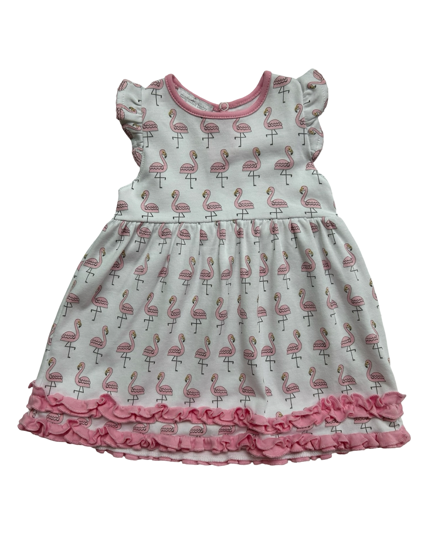 NB Baby Girls Magnolia Baby Flamingo 🦩🦩🦩Ruffles