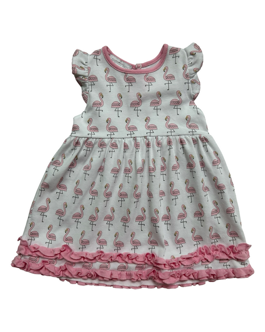 NB Baby Girls Magnolia Baby Flamingo 🦩🦩🦩Ruffles