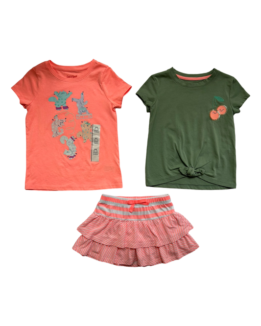 XS 4T-5T Toddlers Girls Cat & Jack - Circo 3 Piece Set.
