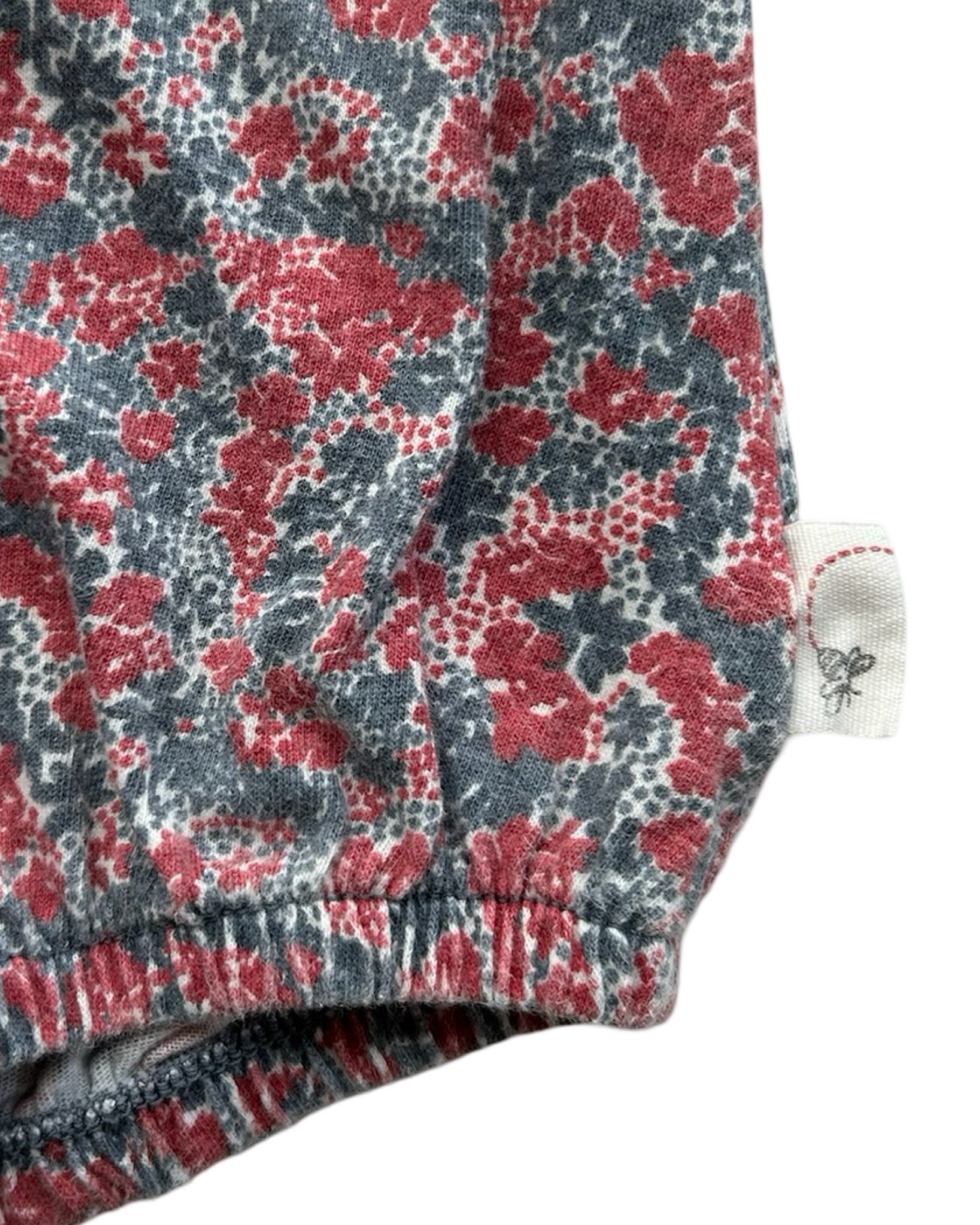 12M Baby Girls Burt’s Bees Baby Organic Flowers 💐🌸🌺Romper