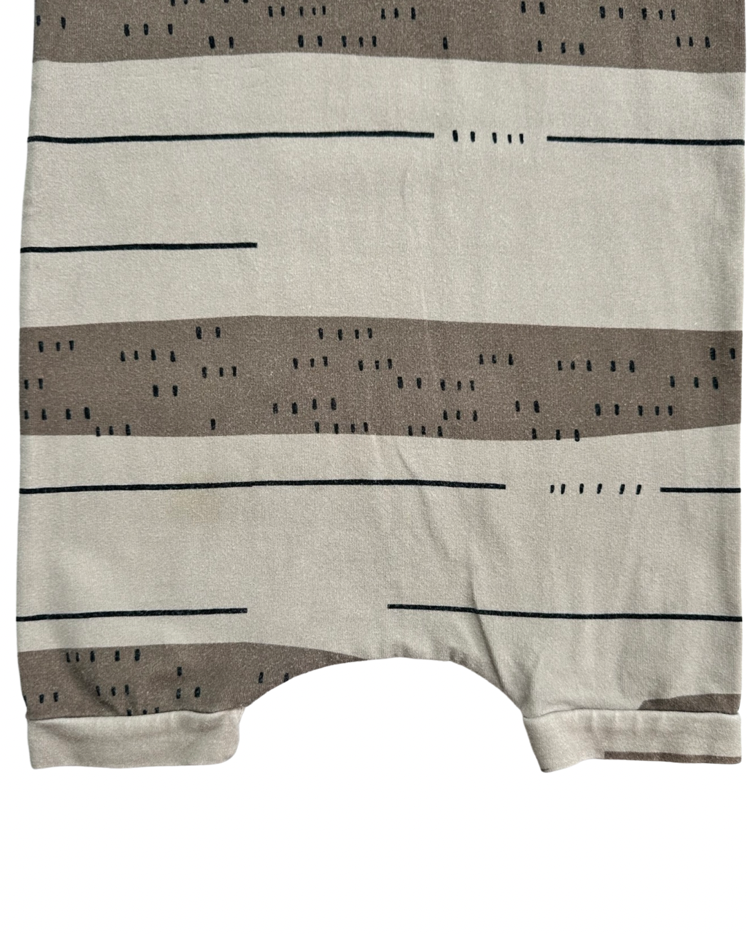 18-24M Baby Boy RAGS to Raches Brown Watermelon Tank Shortie Romper