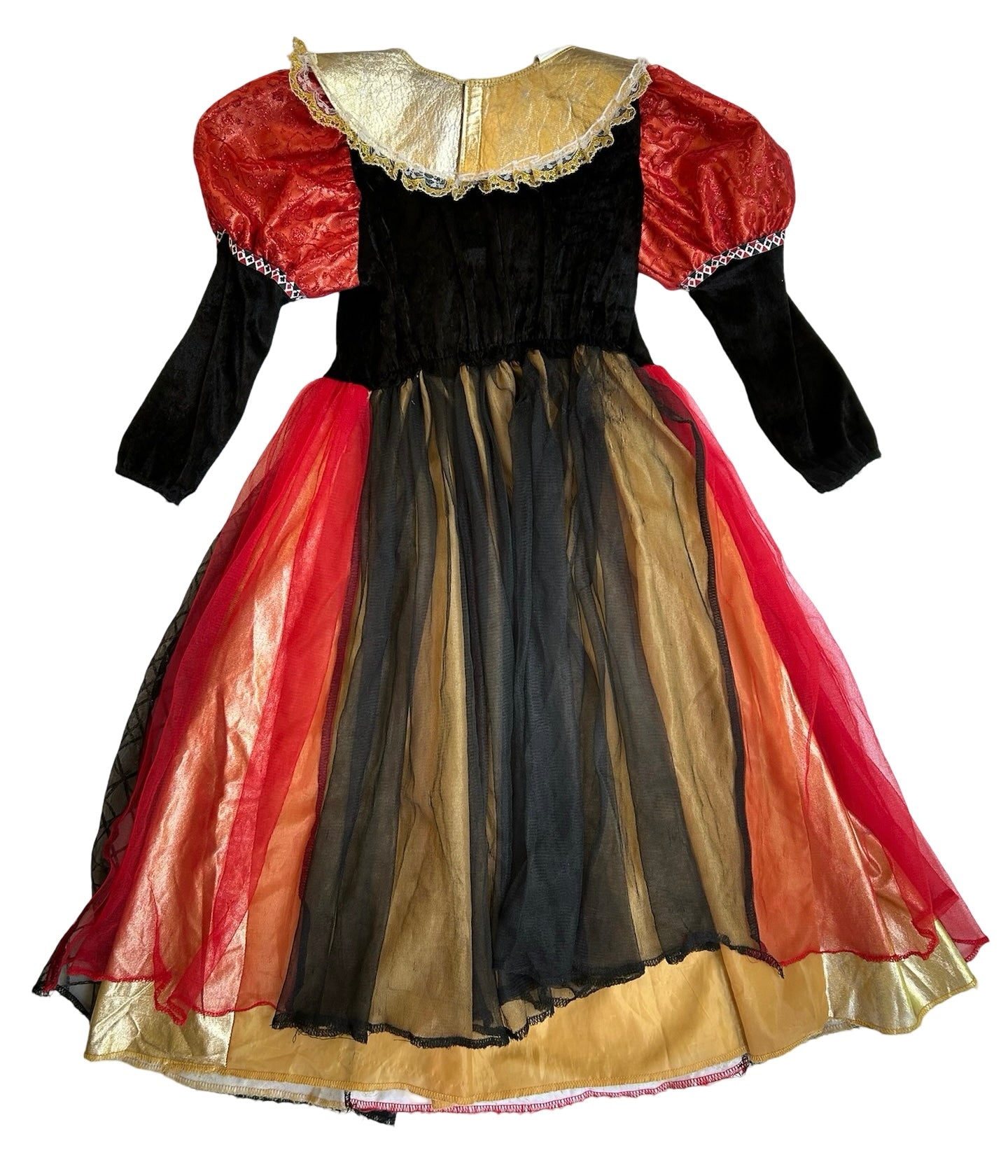 3T / 4T Toddler Girl Teetot & Co Queen Of Hearts Costume Dress