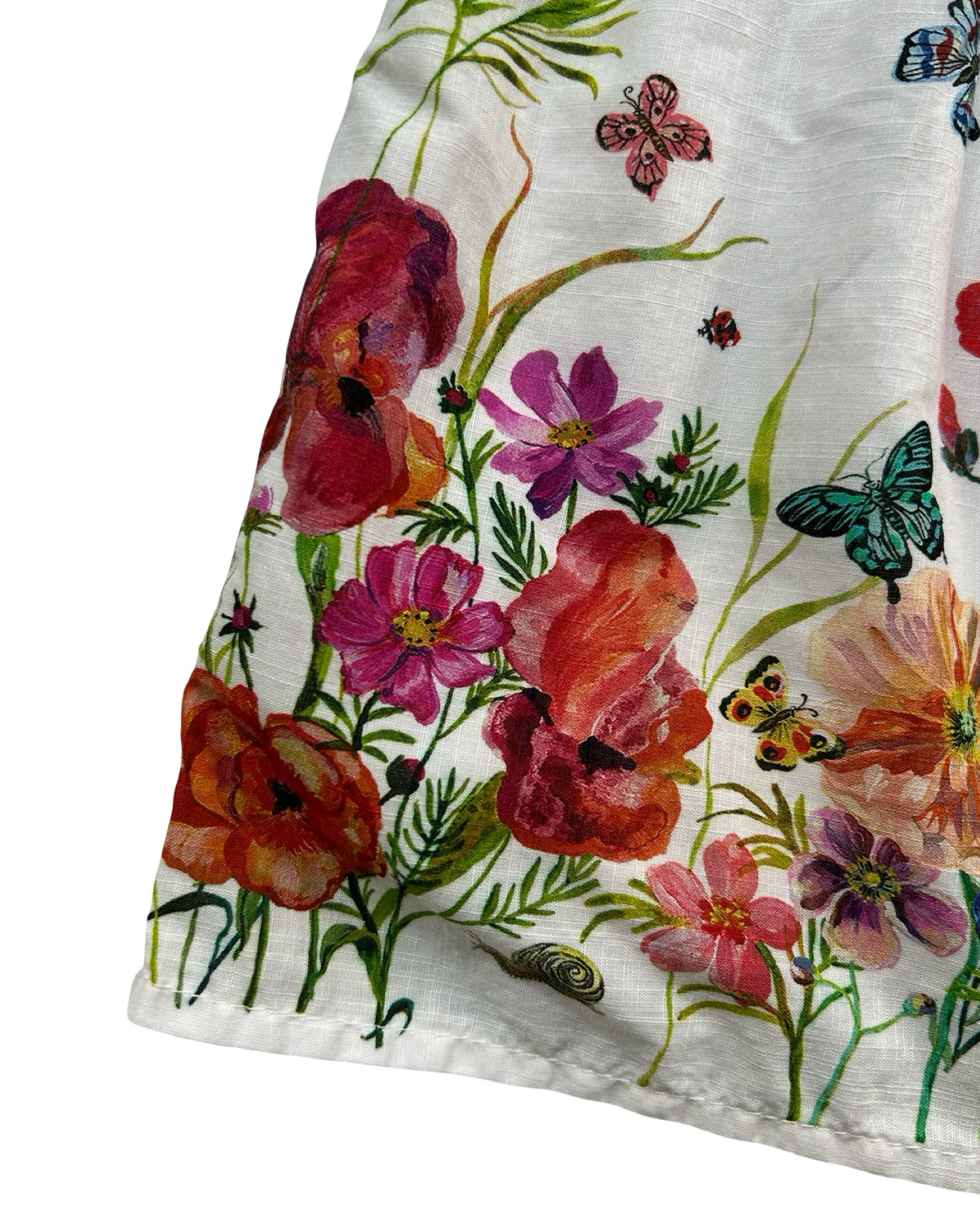 4T-6T Toddler Girls H&M Nathalie Lete Butterfly 🦋 And Flowers Skirt