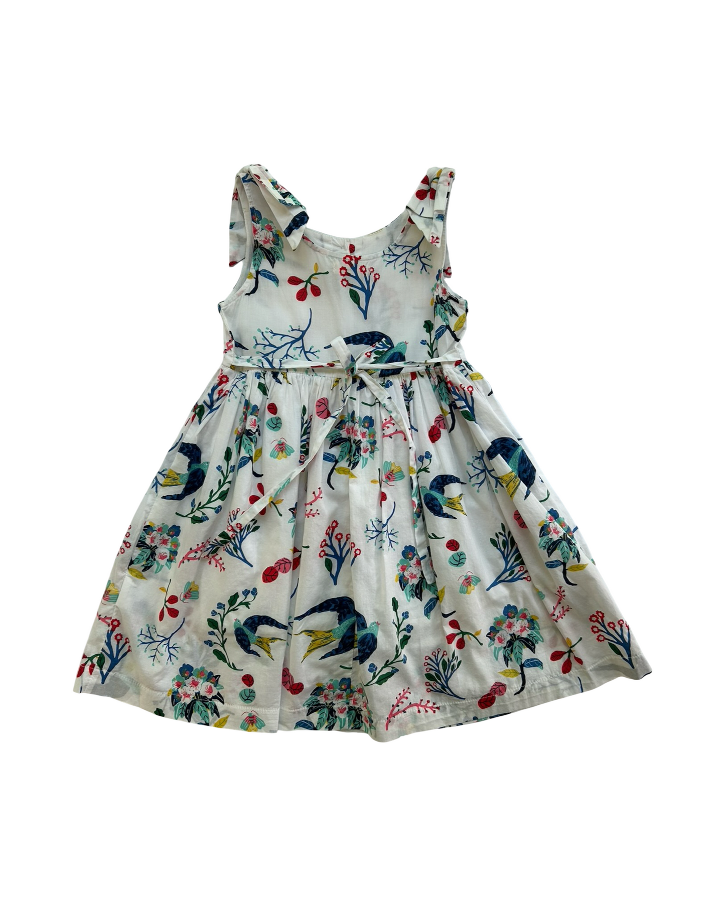 4T Toddler Girls Kids Dream Bold Floral Button Sleeveless Dress