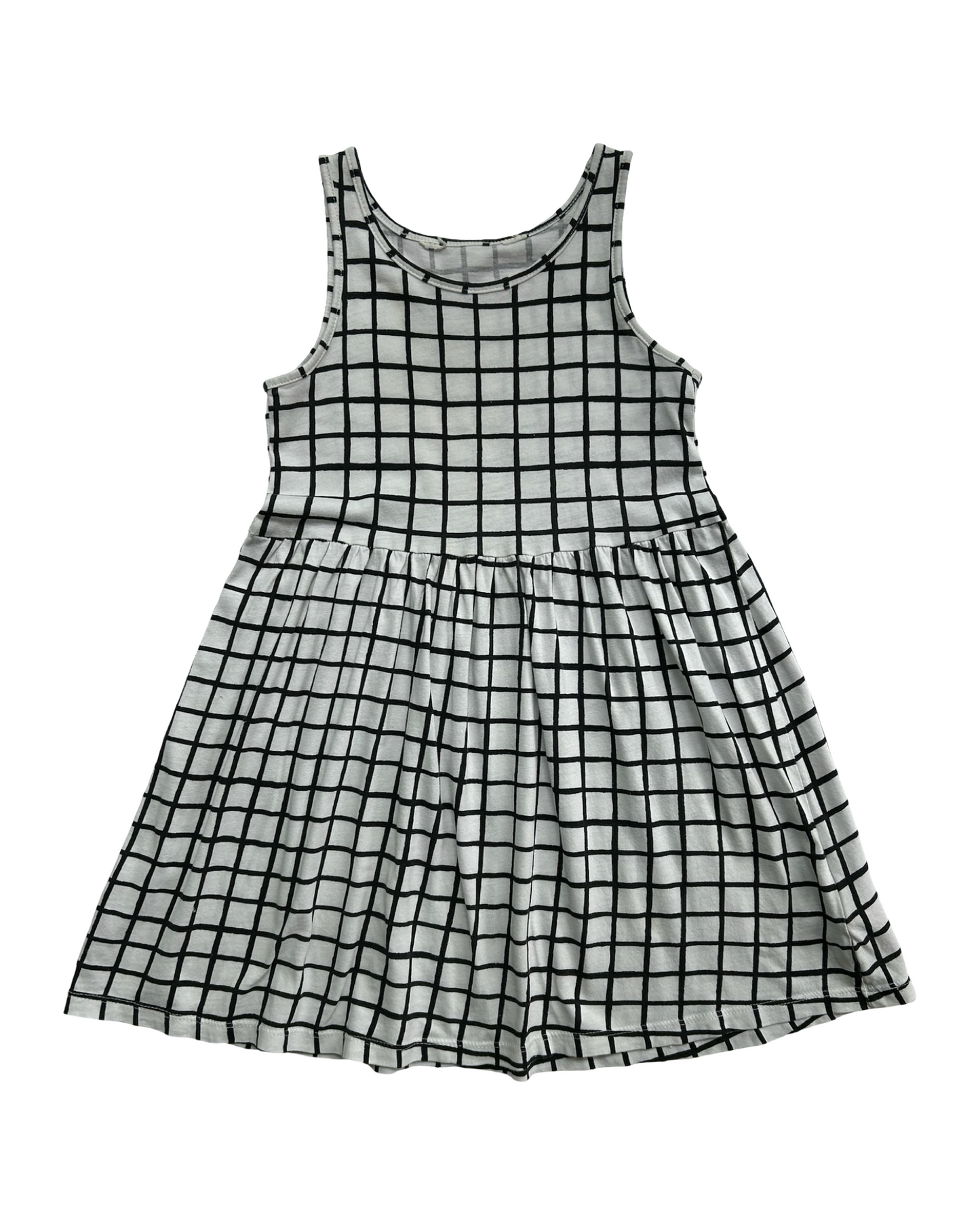 4T -6Y Toddler Girl H&M Black Geometric Play Dress