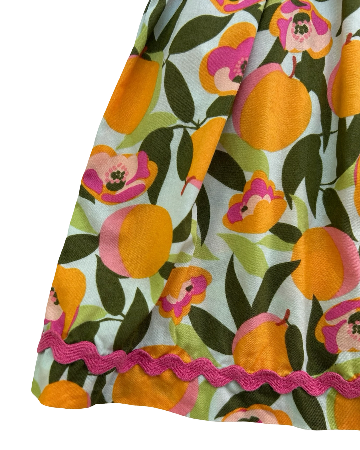 4T Toddler Girl Matilda Jane You’re A peach Halter Tunic Top And Stripe Ruffle Short 2 Piece Set.