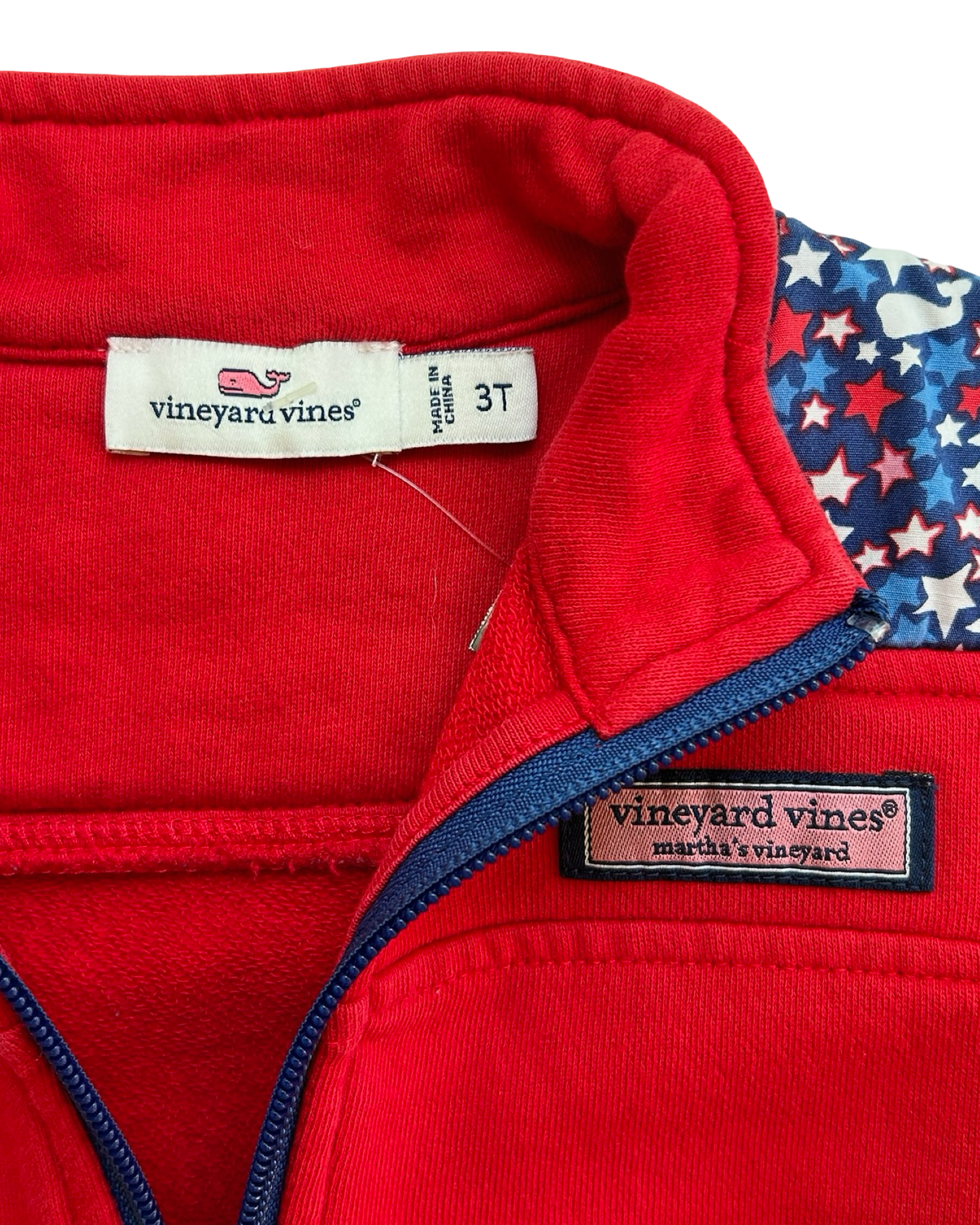 3T Toddler Boys Vineyard Vines Kids Pullover Patriotic Shep Sweatshirt