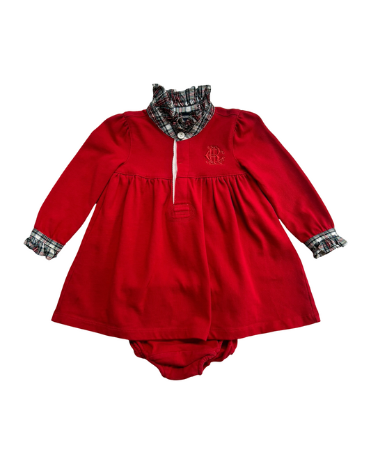 12M Baby Girls Ralph Lauren Dress + Bloomers