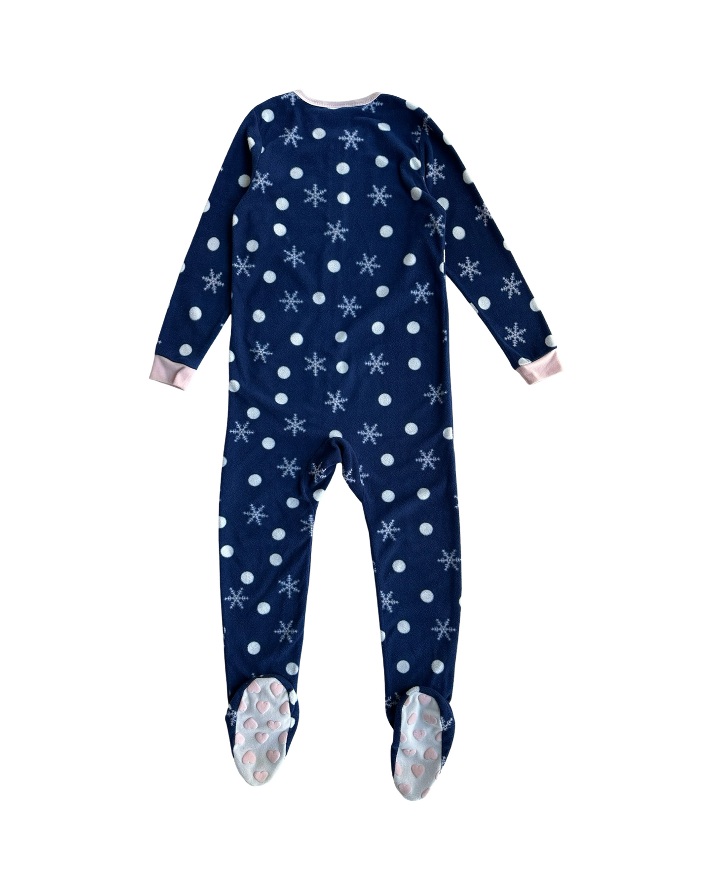 S (6/6X) Toddler Girls Komar Kids Fleece Long Sleeve, Zipper- Front Pajama