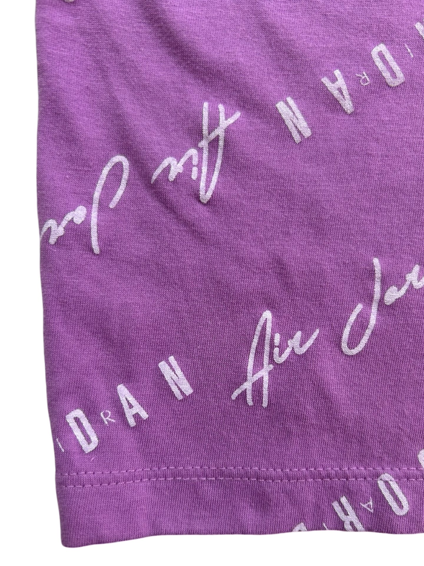 M 10-12Y Young Girls Jordan Jumpman Air Short Sleeve Top Shirt.