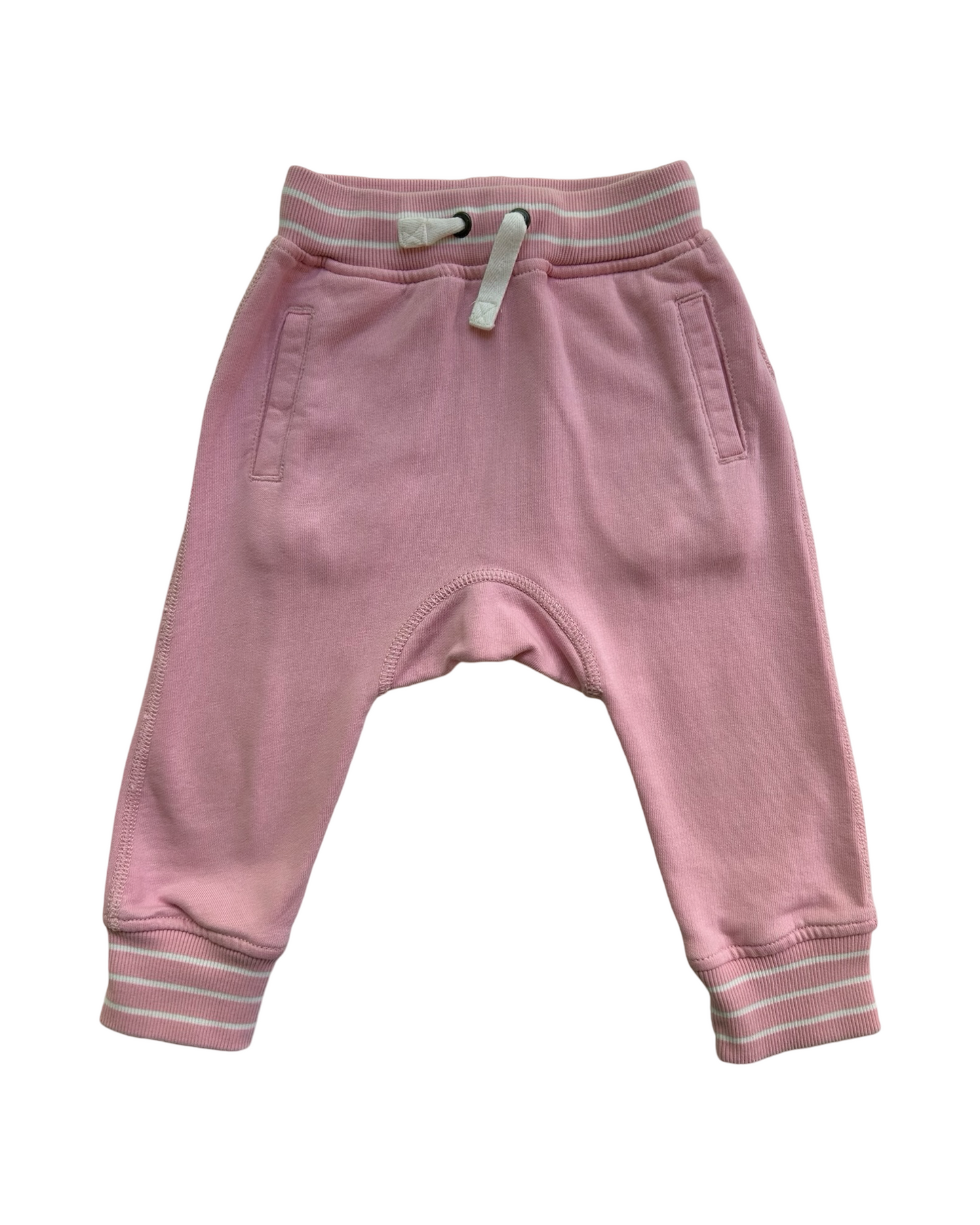 12M-18M Hanna Andersson Bright Basic Pants In French Terry.
