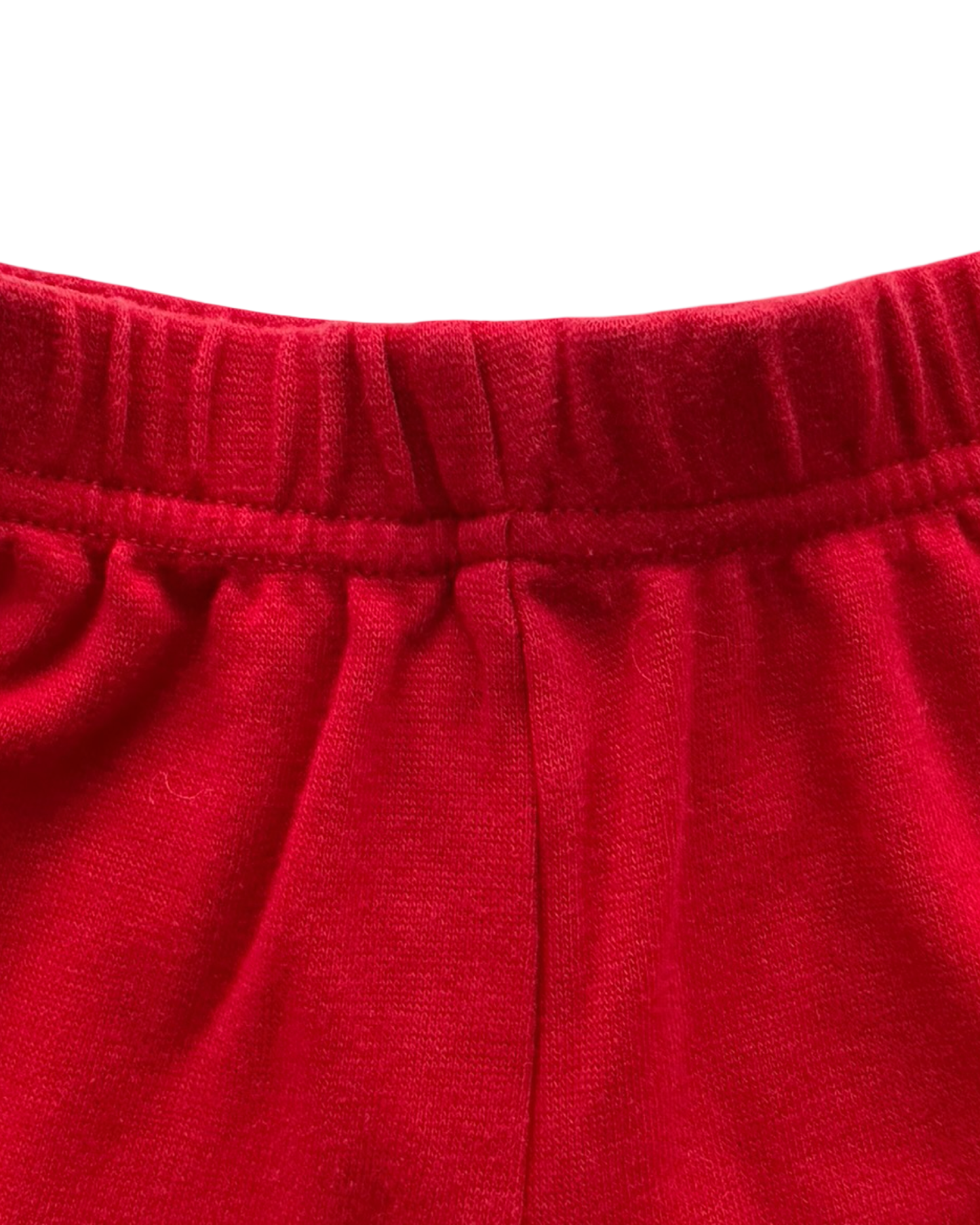 2T Toddler Girl Luigi Kids Red Trim Ruffle Shorts