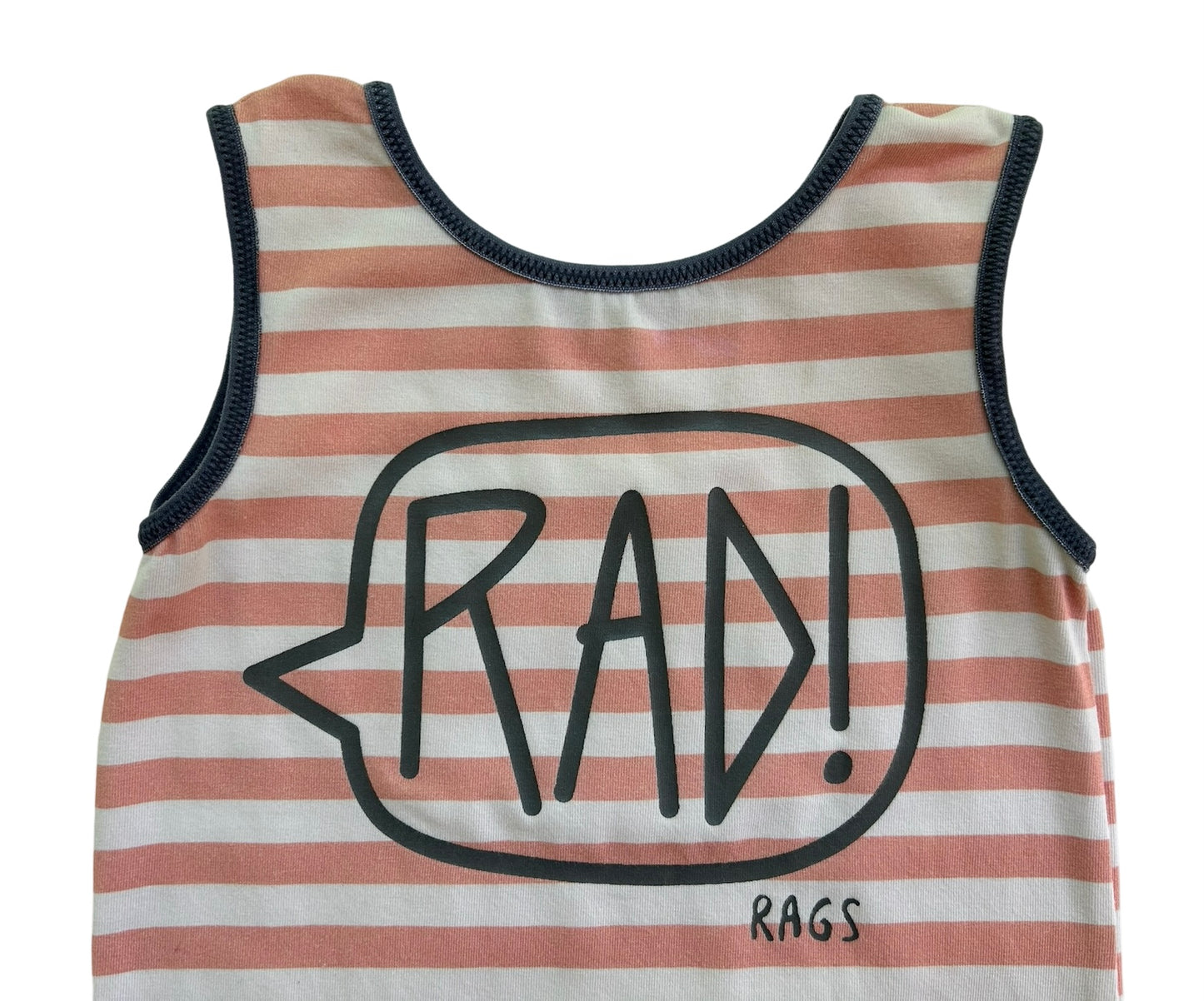 12-18M Baby Boy RAGS Striped Shortie Romper