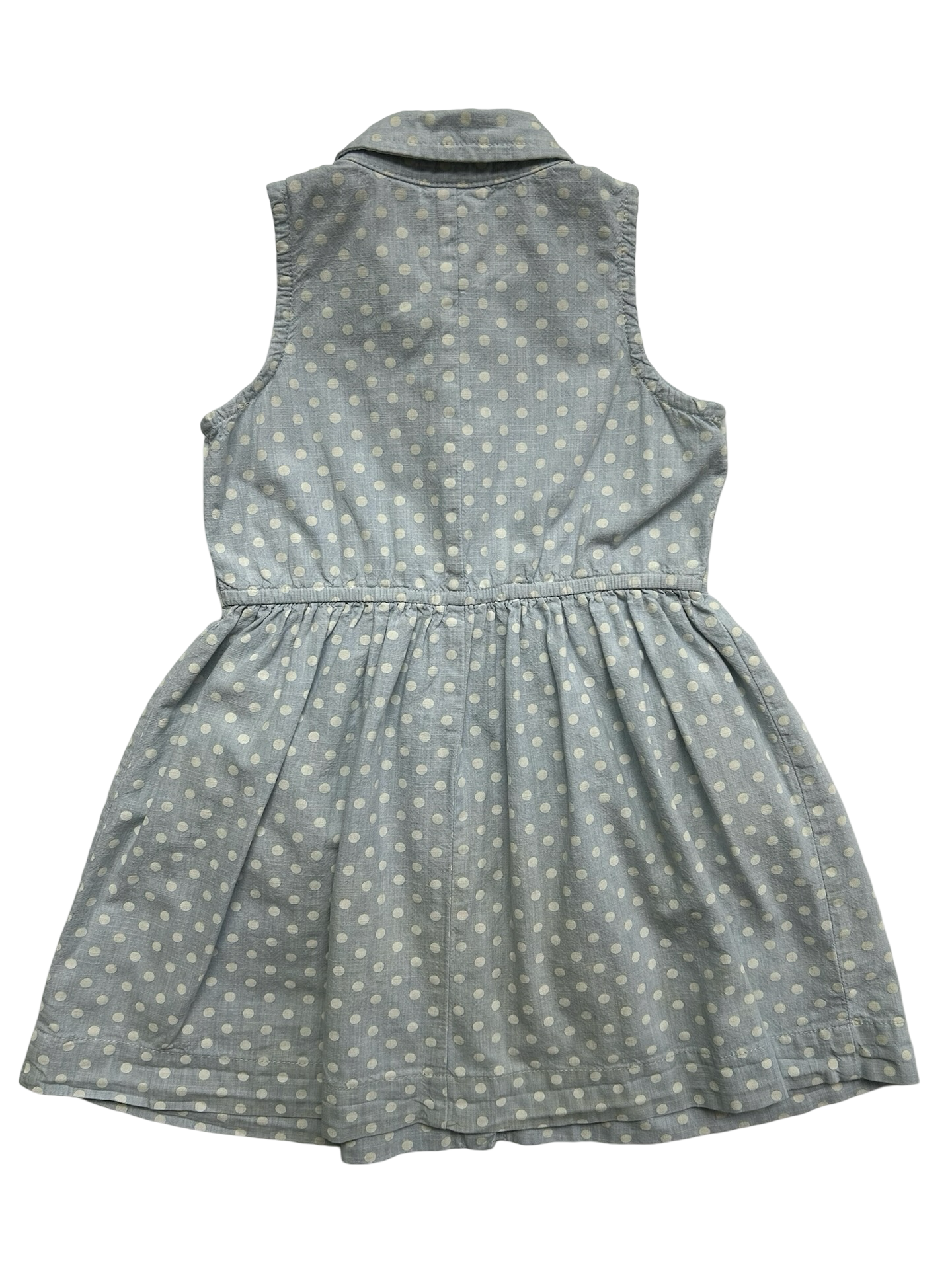 4T -5T Years Toddler Girls Gap Kids Polka Dots Sleeveless Dress.