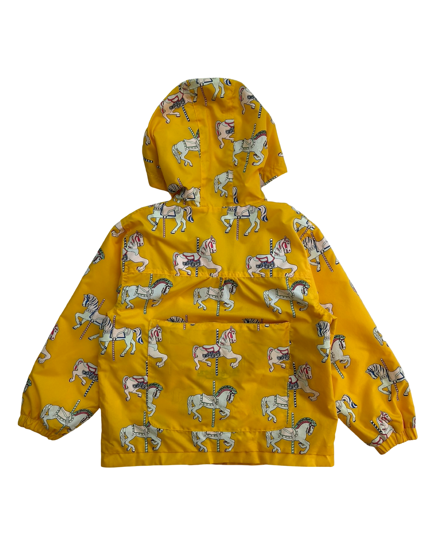 3T -4T Toddler Girls Holly & Beau Changing Horse Carousel Raincoat