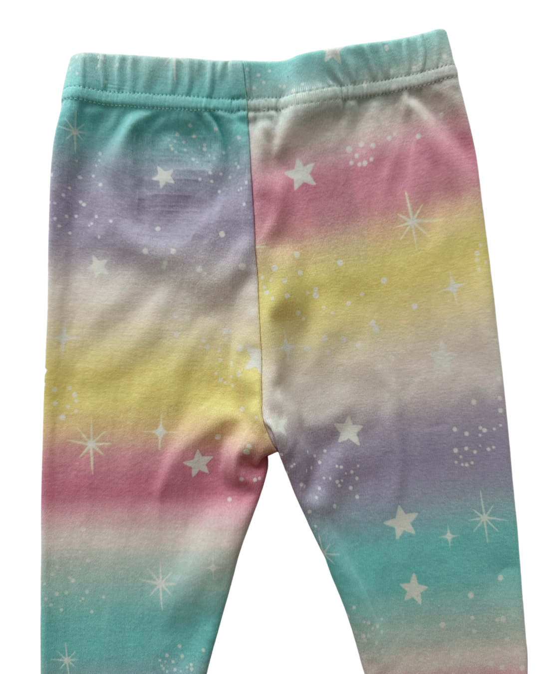 3T Toddler Girl Kirkland Pastel Rainbow 2pc PJs