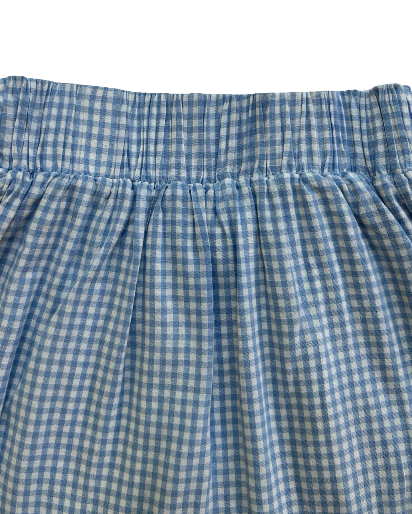4T Toddlers Girls Olive Juice Cotton Checkered Pockets Skirt.