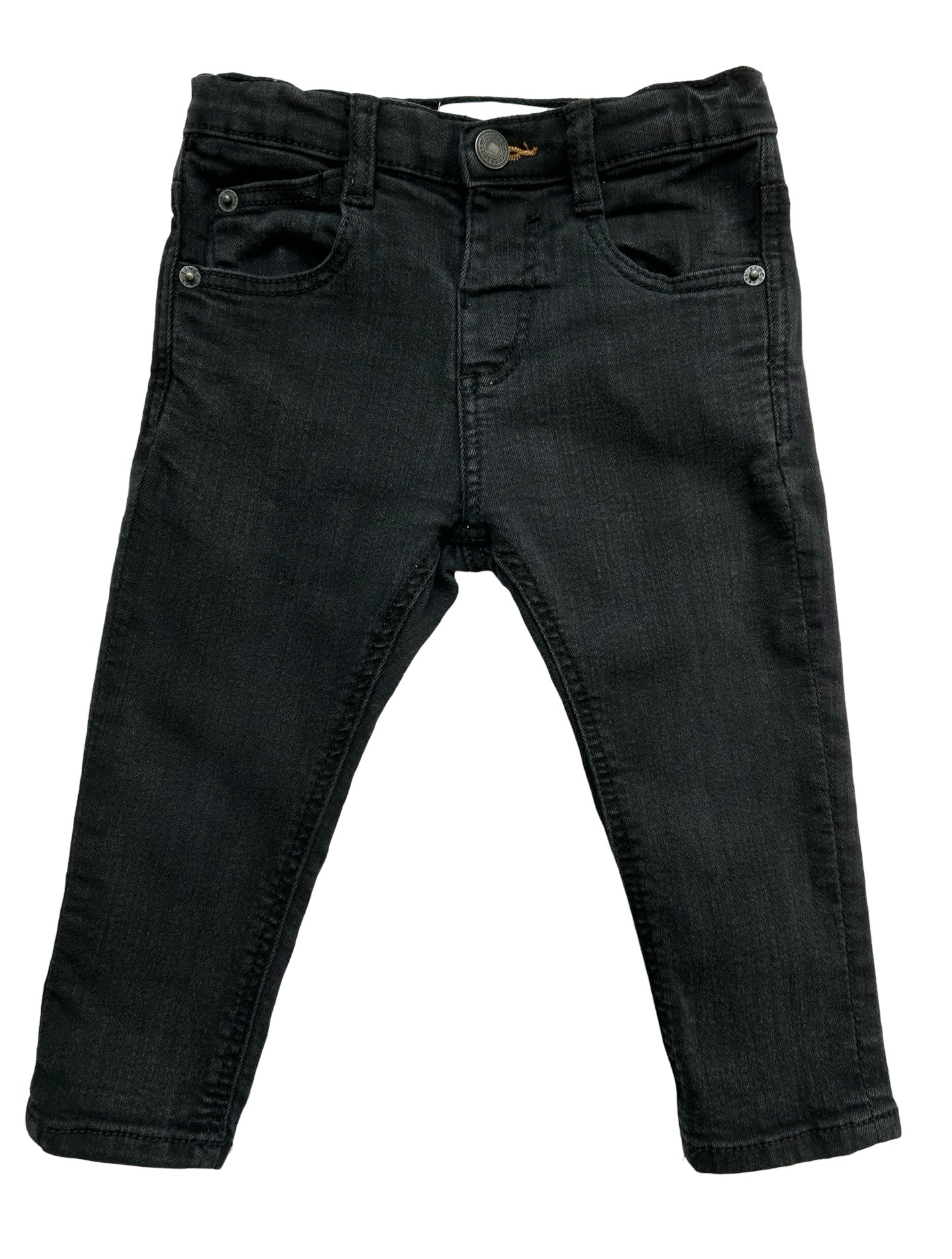 12M - 18M Zara Baby Boy / Girl Black Skinny Jeans.