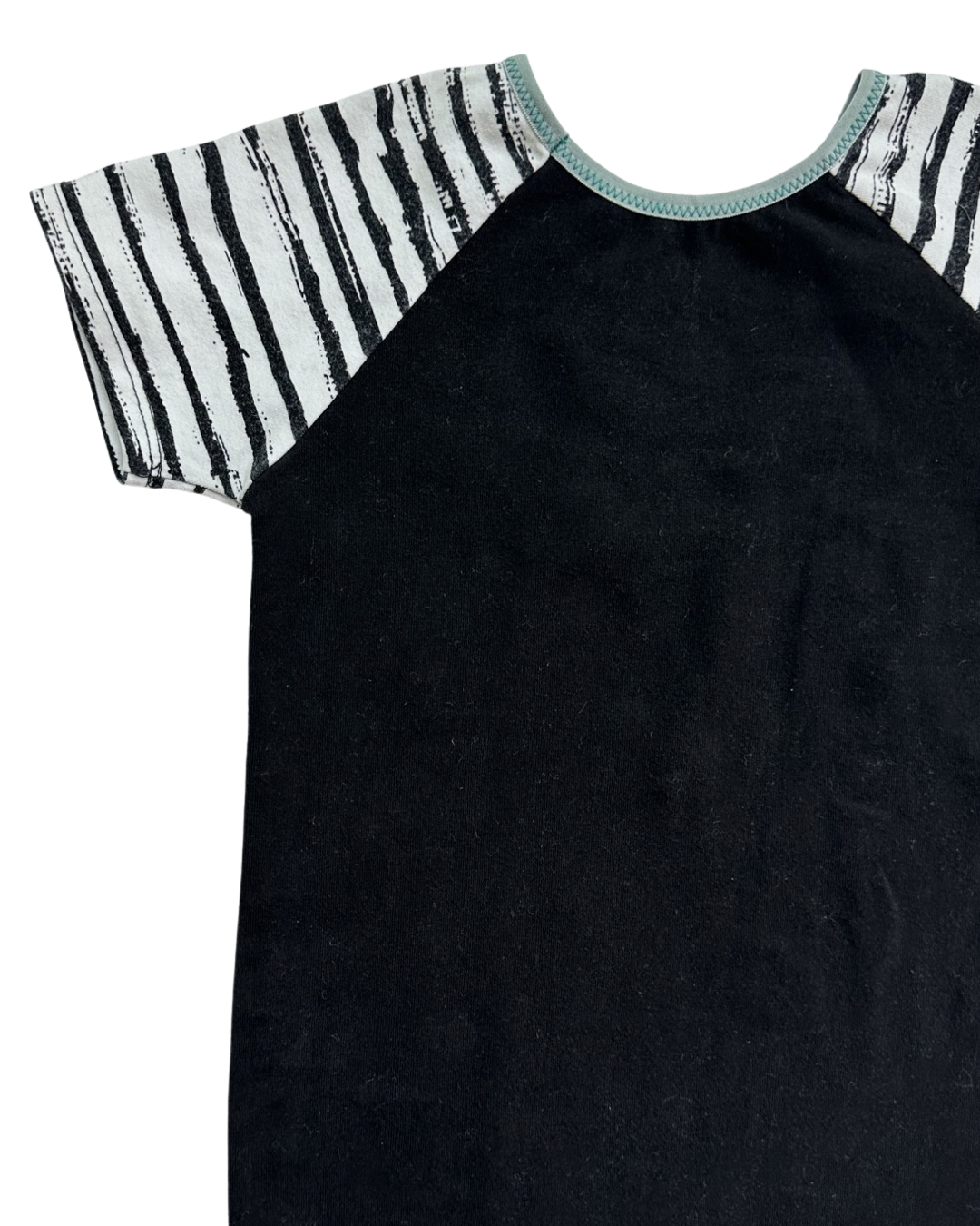18-24M Baby Boy RAGS to Raches Black Trinnie Shortie Romper