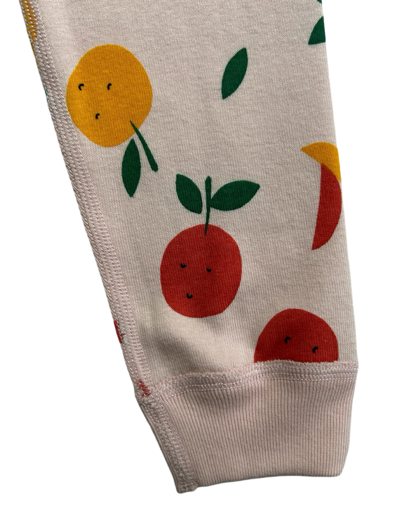 18M-24M Baby Girl Hanna Andersson Long Sleeve Fruit Tangerine PJs