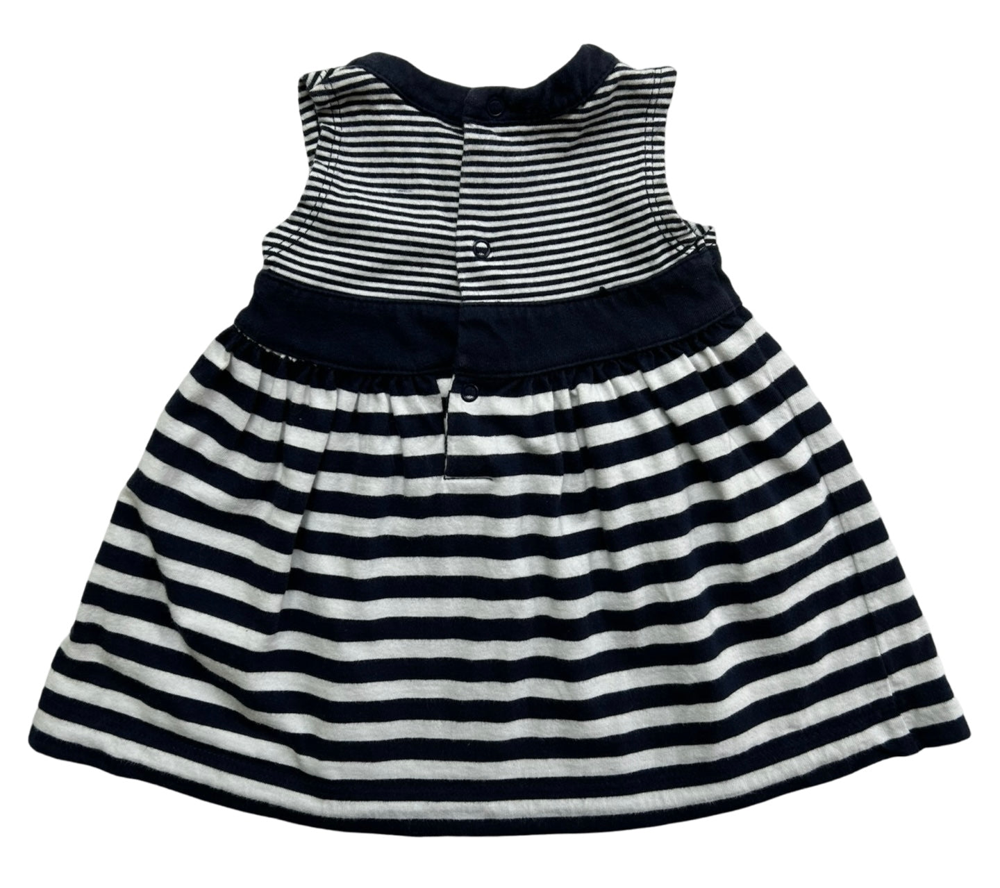 3M Baby Girls Carter’s Striped Dress / Bloomer 2 Pieces Set.