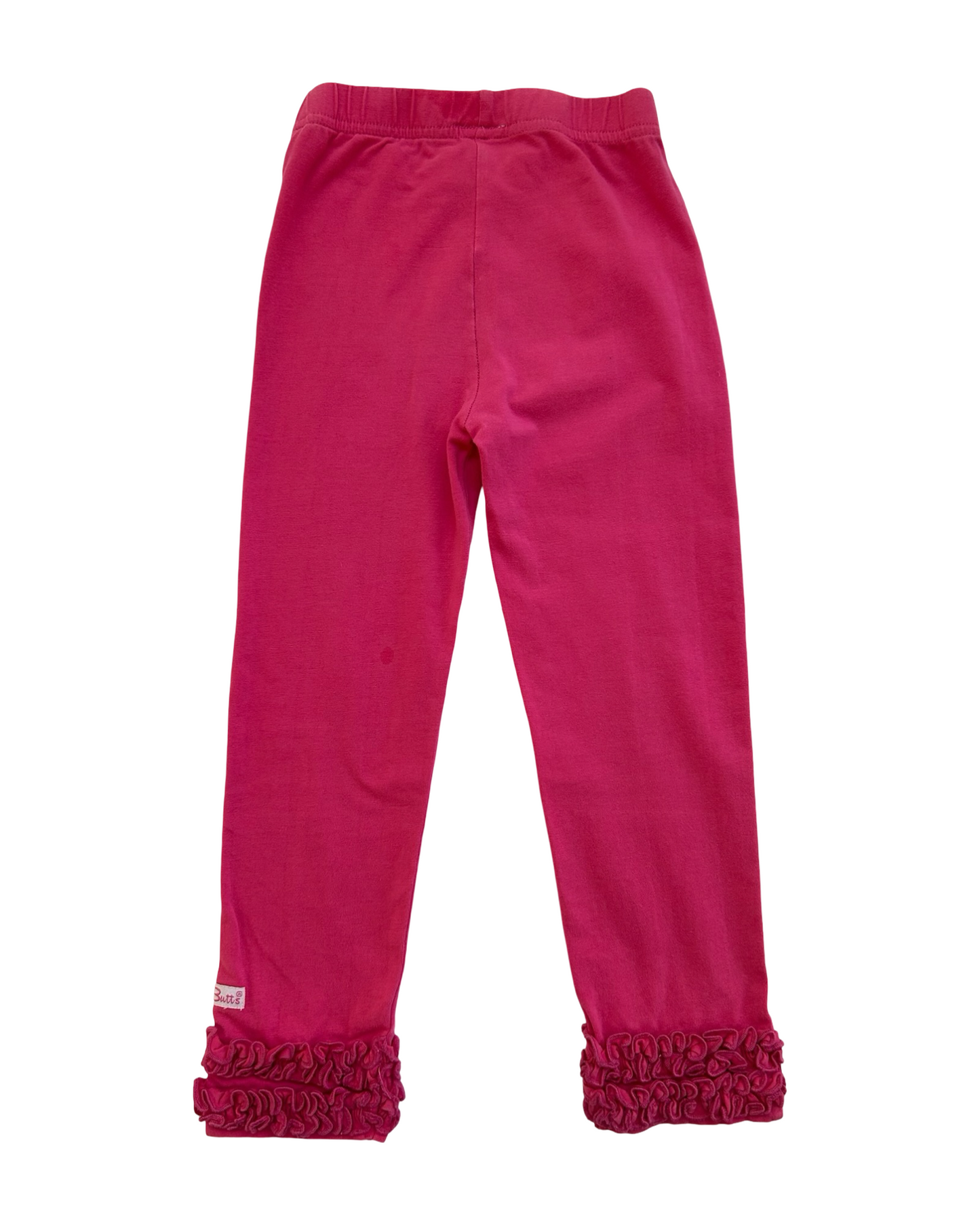 4T-5T  Toddlers Girls Ruffle ButtsRuffle Trim Leggings.