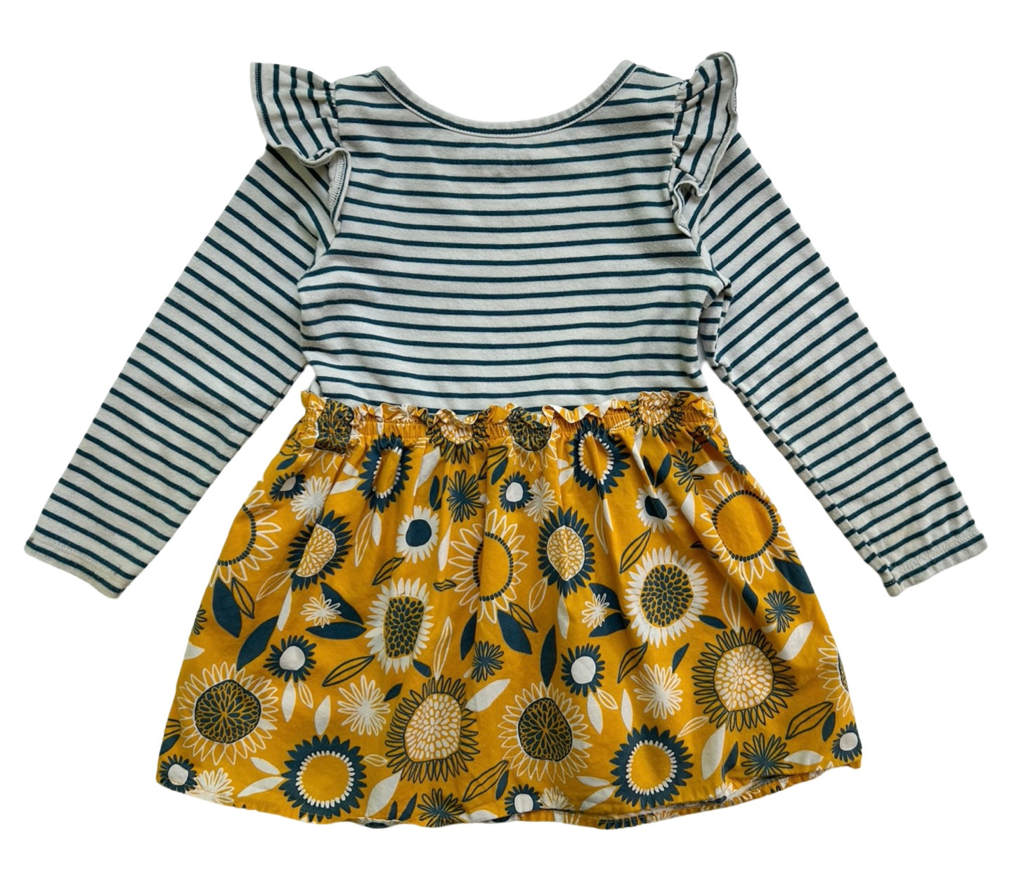 2T Toddler Girls Cat & Jack Striped Floral Dress