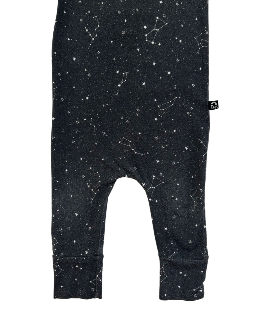 18-24M Baby Boy / Girl Black Constellations RAGS to Raches Romper
