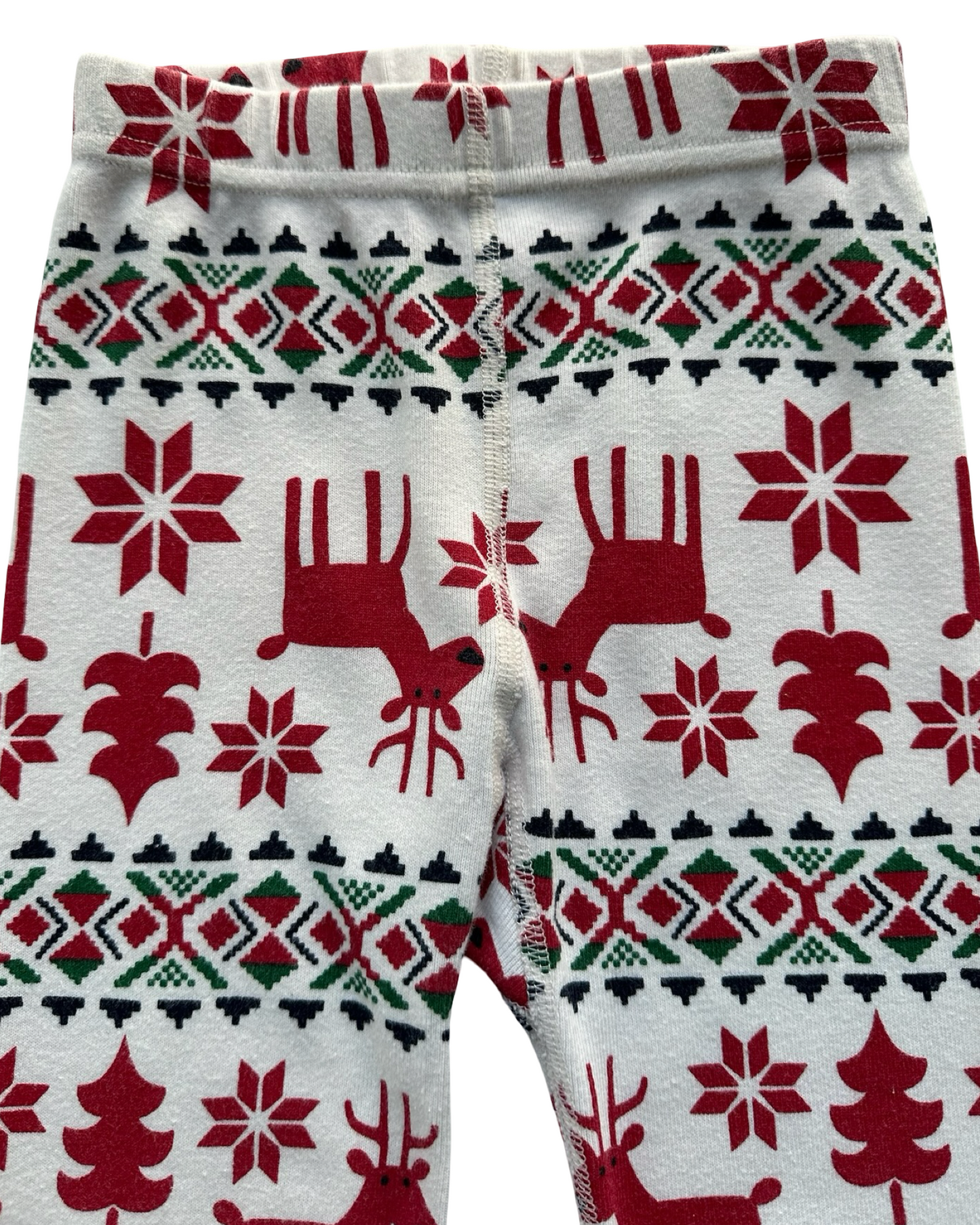 3T Toddler kids (Unisex) Hanna Andersson Dear Dear Organic Cotton Christmas Pjs 2 Pieces Set