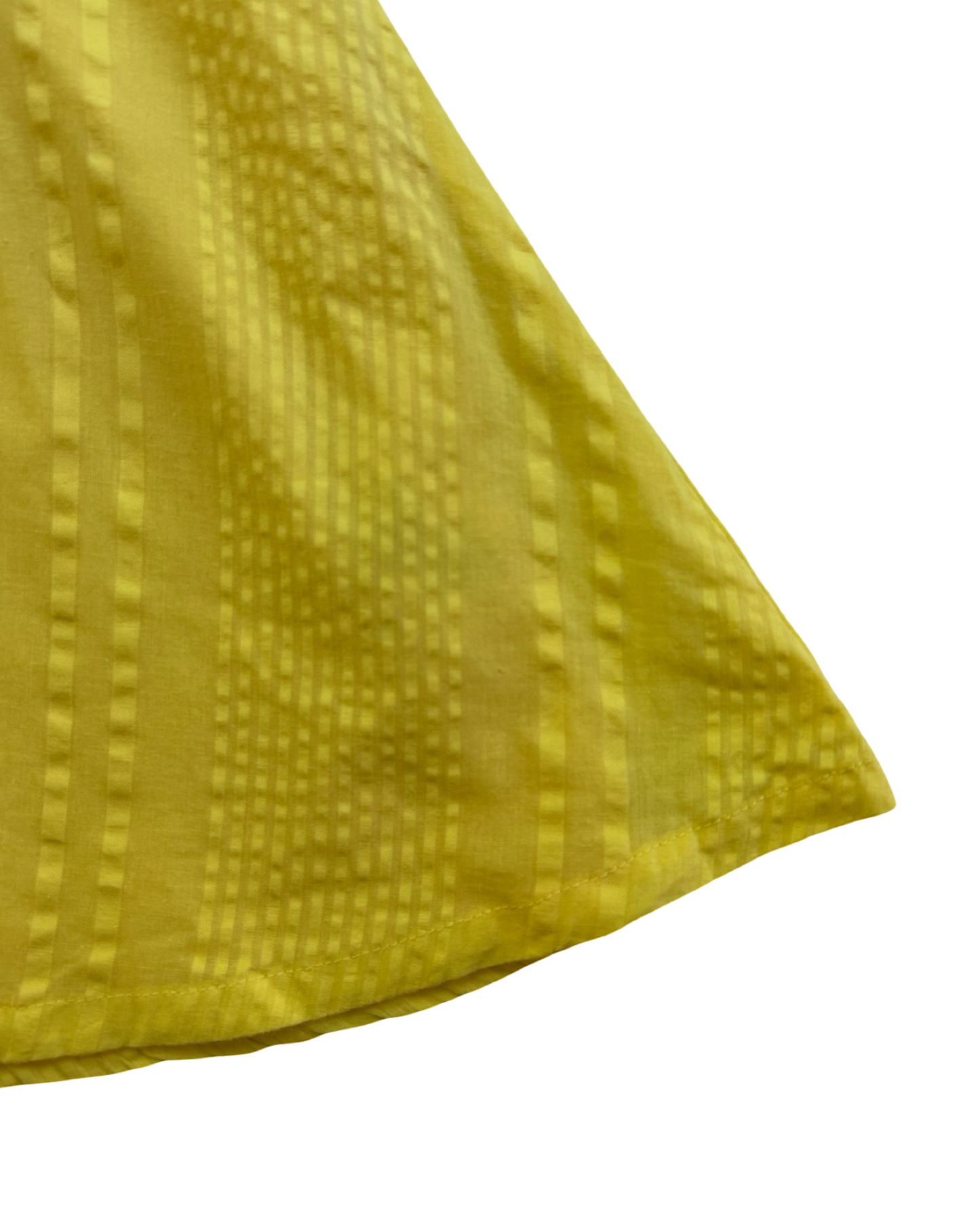 S 4T Toddler Girls Cooper Key Striped Yellow Sleeveless Dress.
